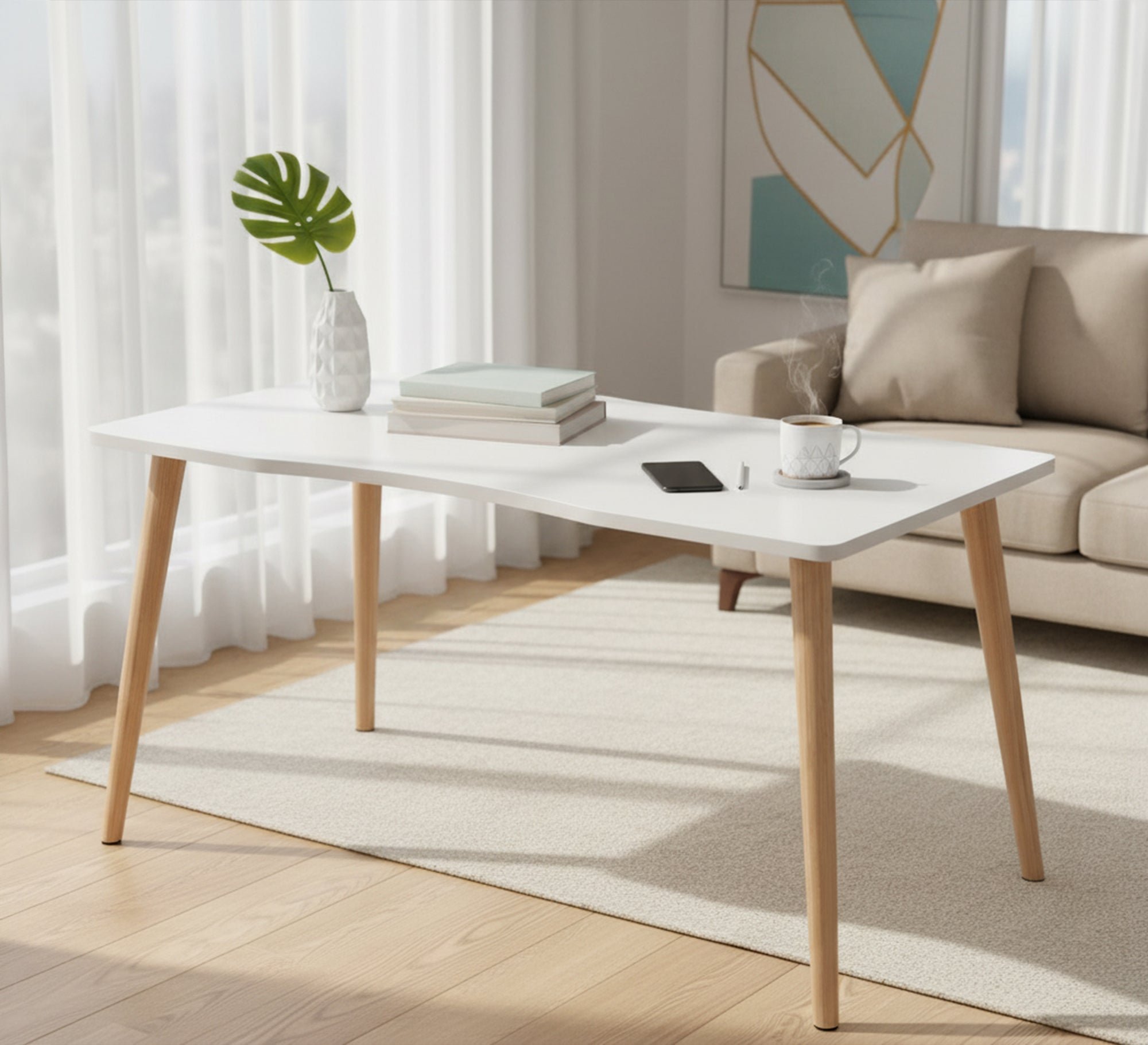 A distinctive office with a simple design. - Vitrine Furniture - Desks