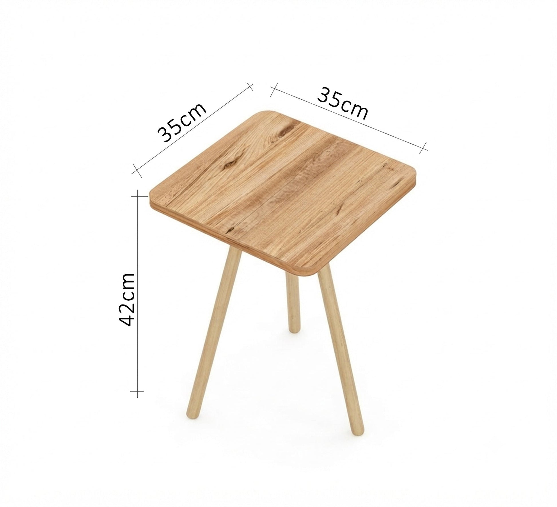 A distinctive square side table with a beautiful design - Vitrine Furniture - Side Tables