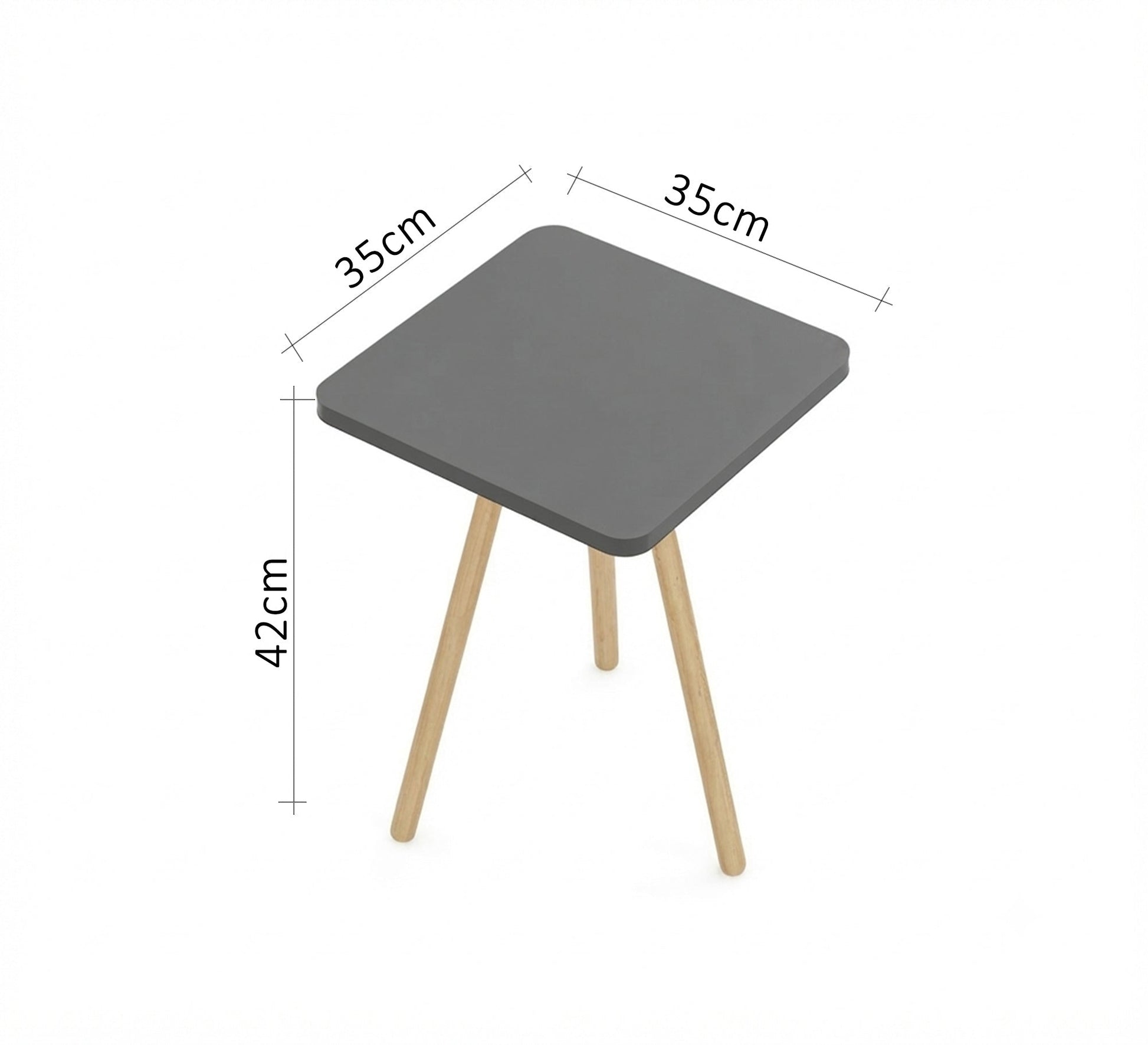 A distinctive square side table with a beautiful design - Vitrine Furniture - Side Tables