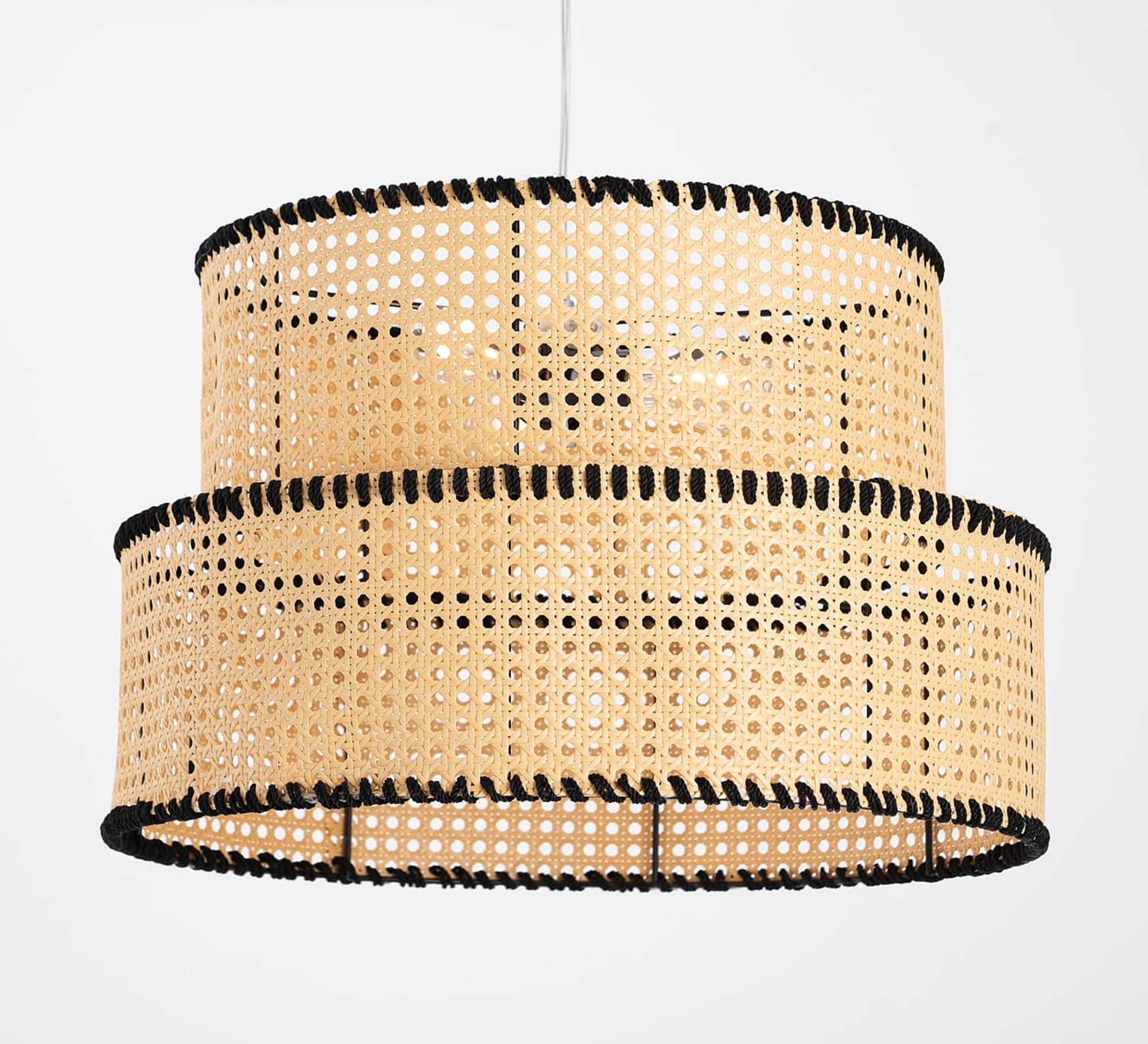 A distinctively designed ceiling lamp in an elegant beige color. - Vitrine Furniture - Lighting