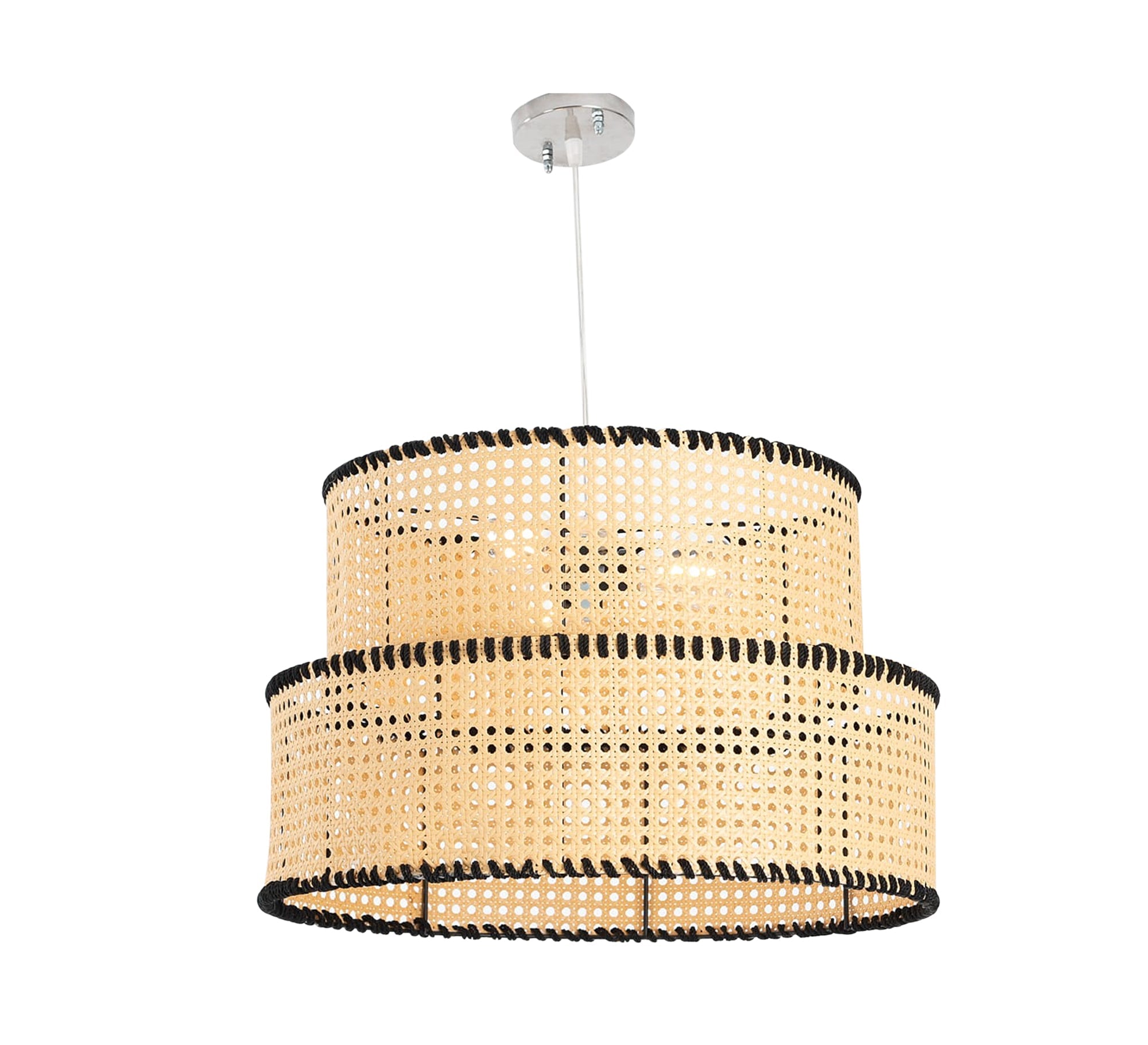 A distinctively designed ceiling lamp in an elegant beige color. - Vitrine Furniture - Lighting