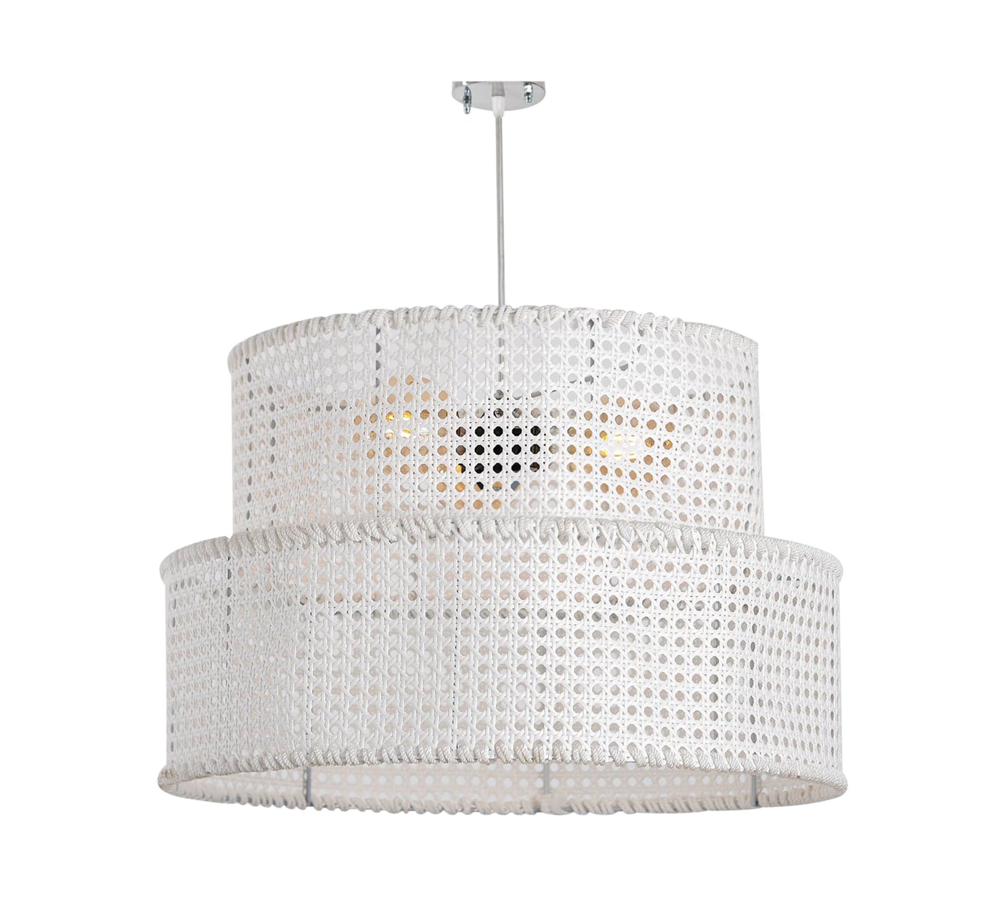 A distinctively designed ceiling lamp in an elegant white color. - Vitrine Furniture - Lighting