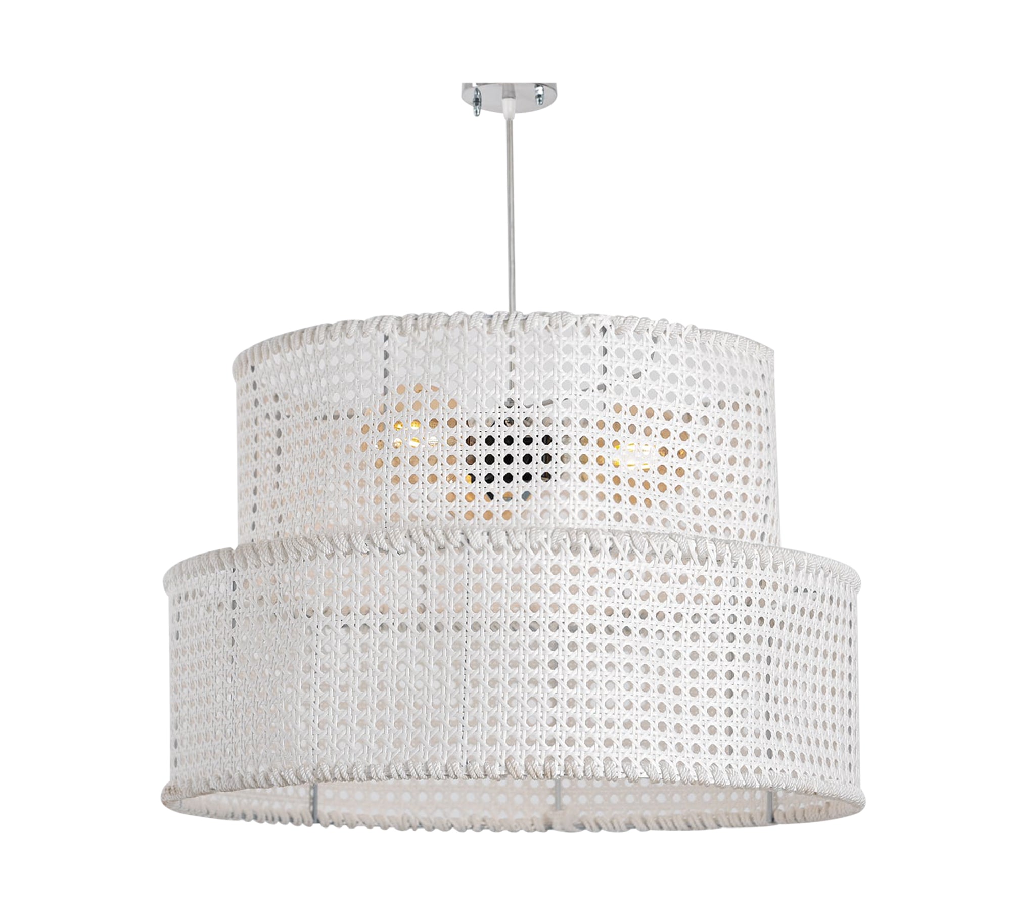 A distinctively designed ceiling lamp in an elegant white color. - Vitrine Furniture - Lighting