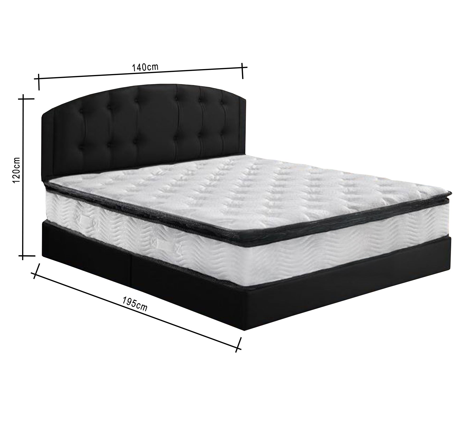 A distinctively designed upholstered bed - Vitrine Furniture - Furniture