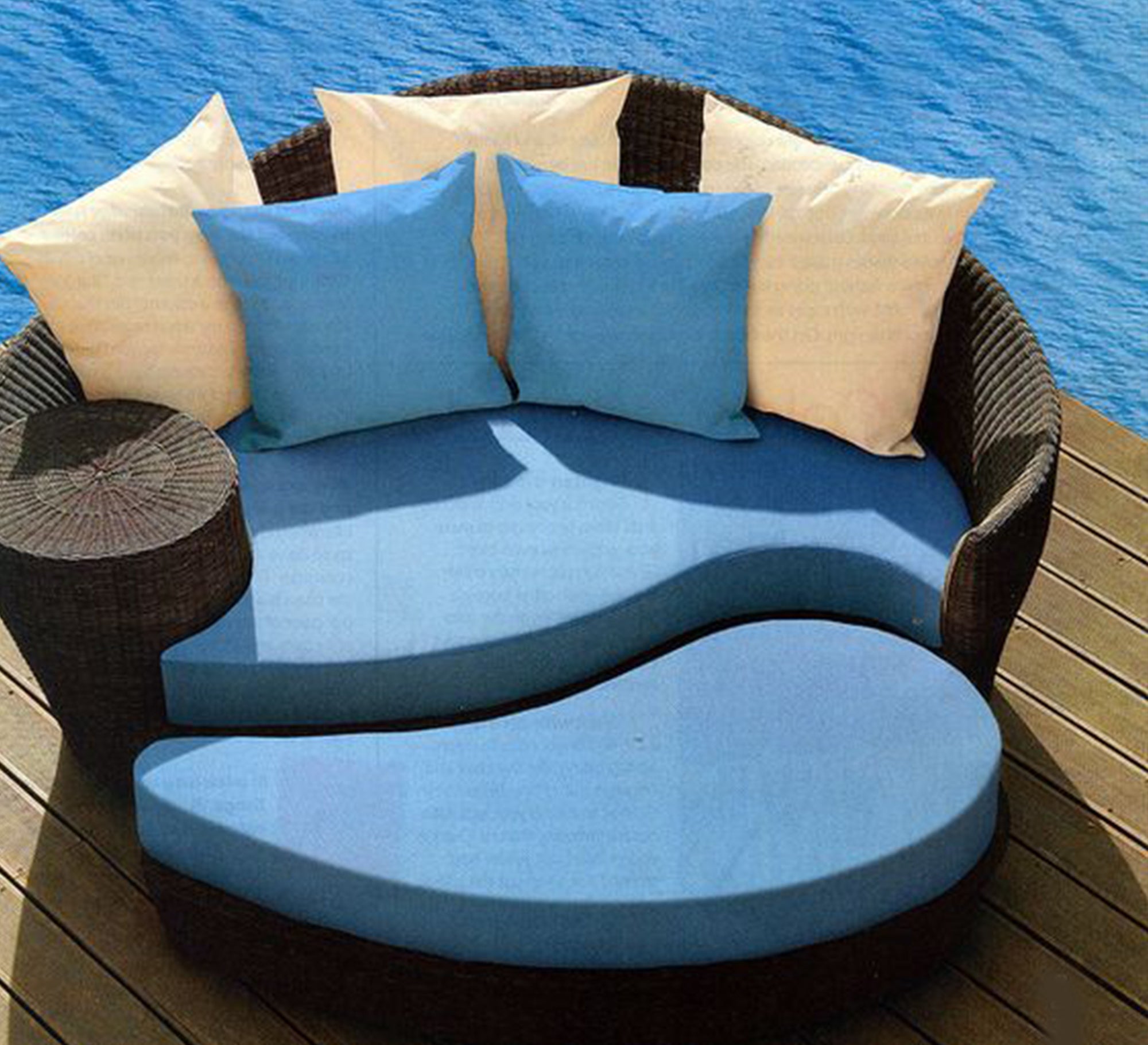 A double chaise longue bed that can be detached - Vitrine Furniture - Outdoor Products