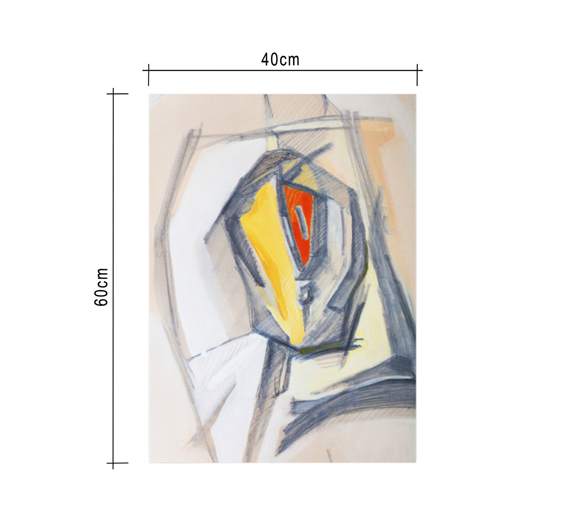 A fine artistic painting - Vitrine Furniture - Décor