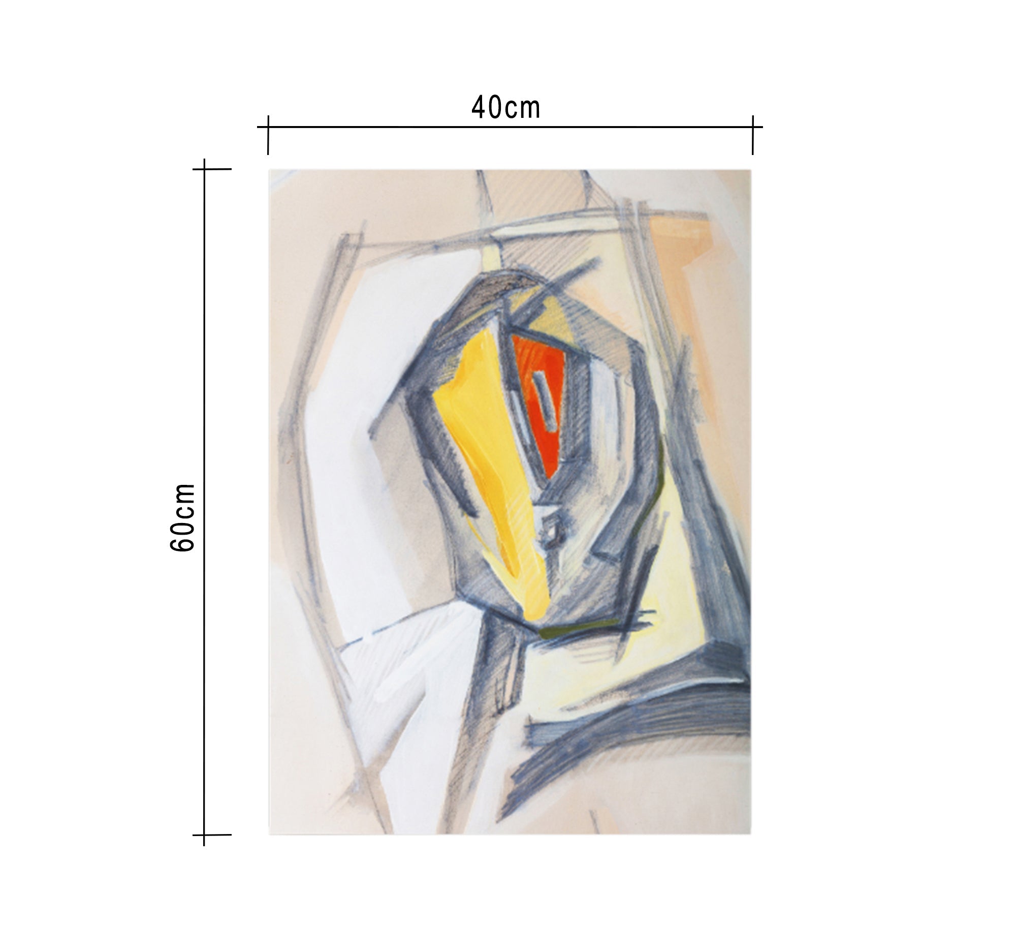 A fine artistic painting - Vitrine Furniture - Décor