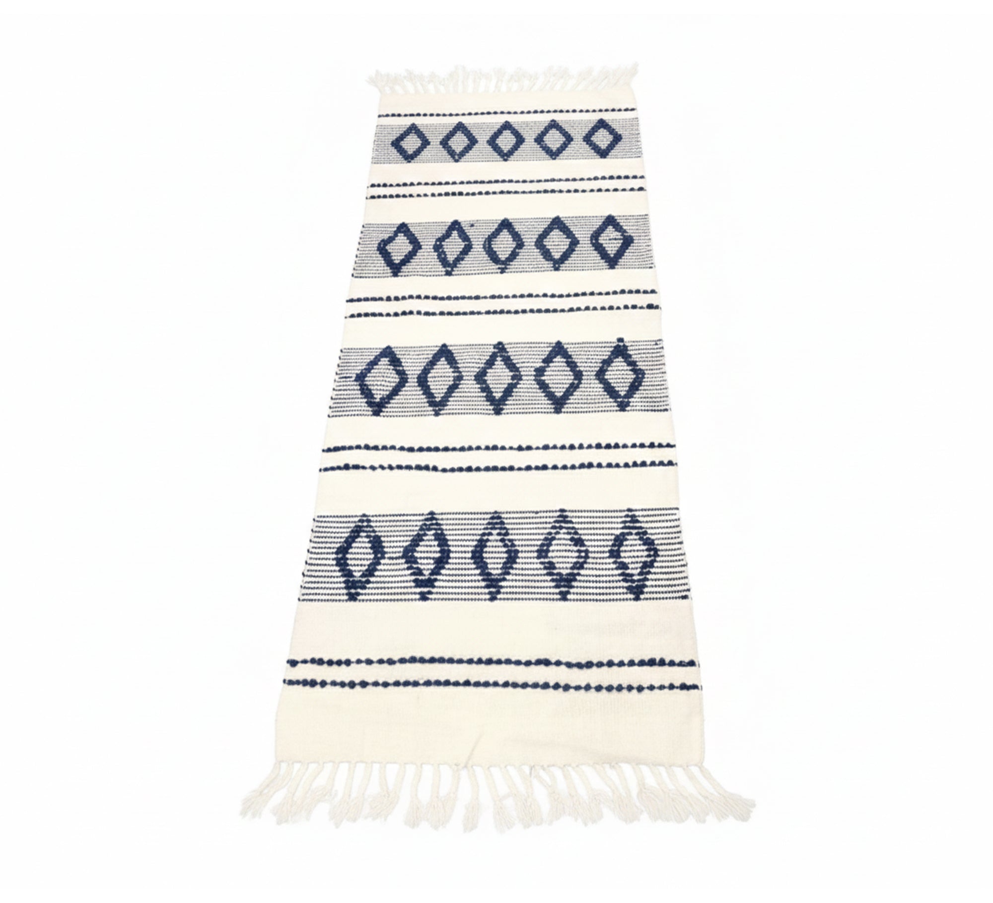 A flat rug with delicate diamond accents - Vitrine Furniture - Accessories