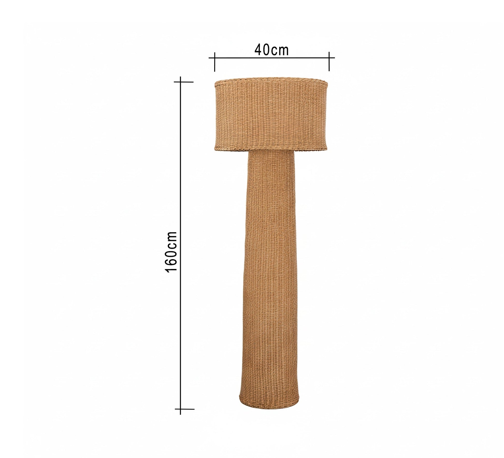 A floor lamp, meticulously handwoven - Vitrine Furniture - Floor lamps