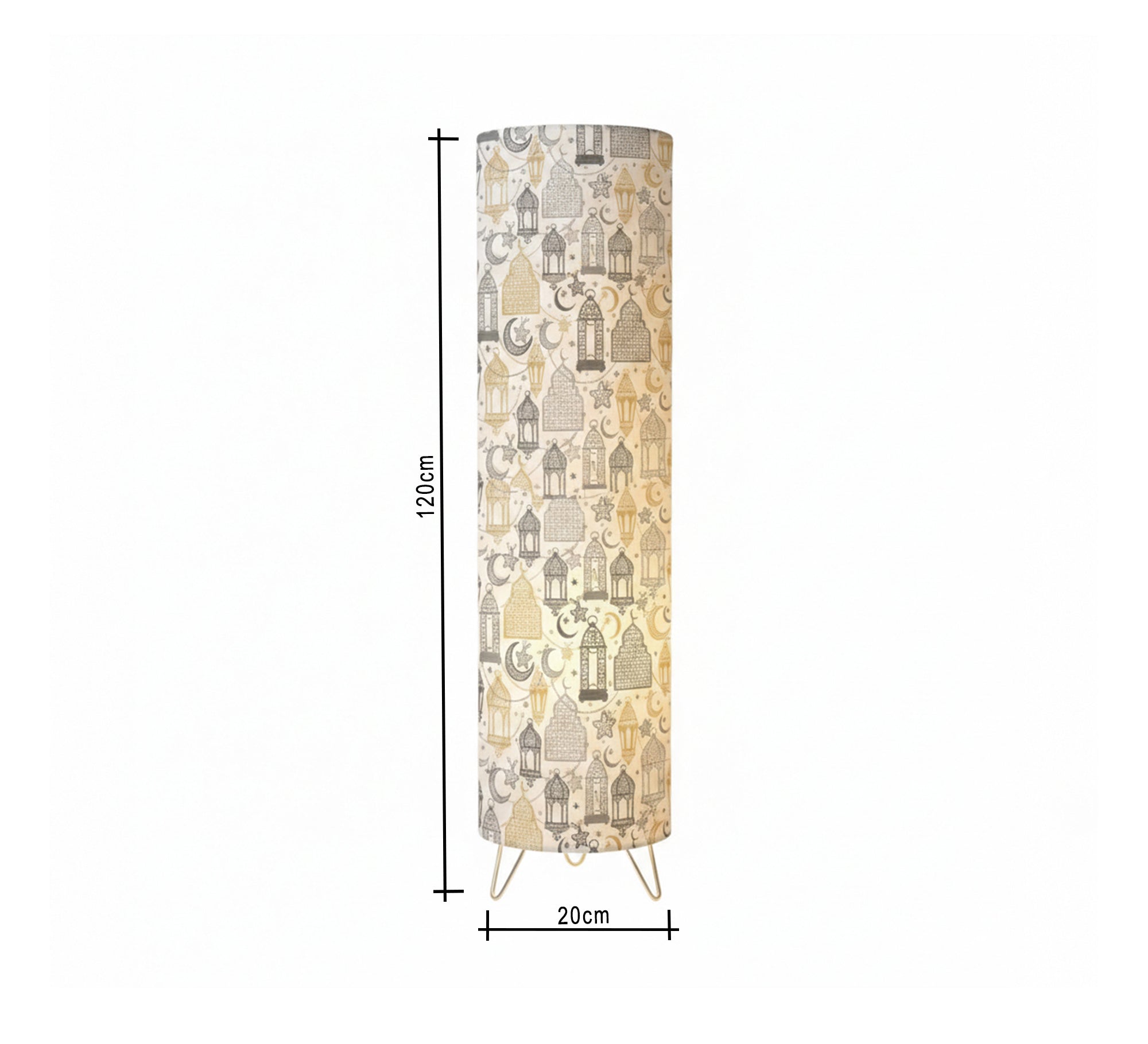 A floor lamp with charming Ramadan designs - Vitrine Furniture - Floor lamps