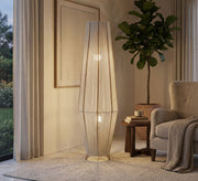 A floor lamp with macrame cords - Vitrine Furniture - Floor lamps