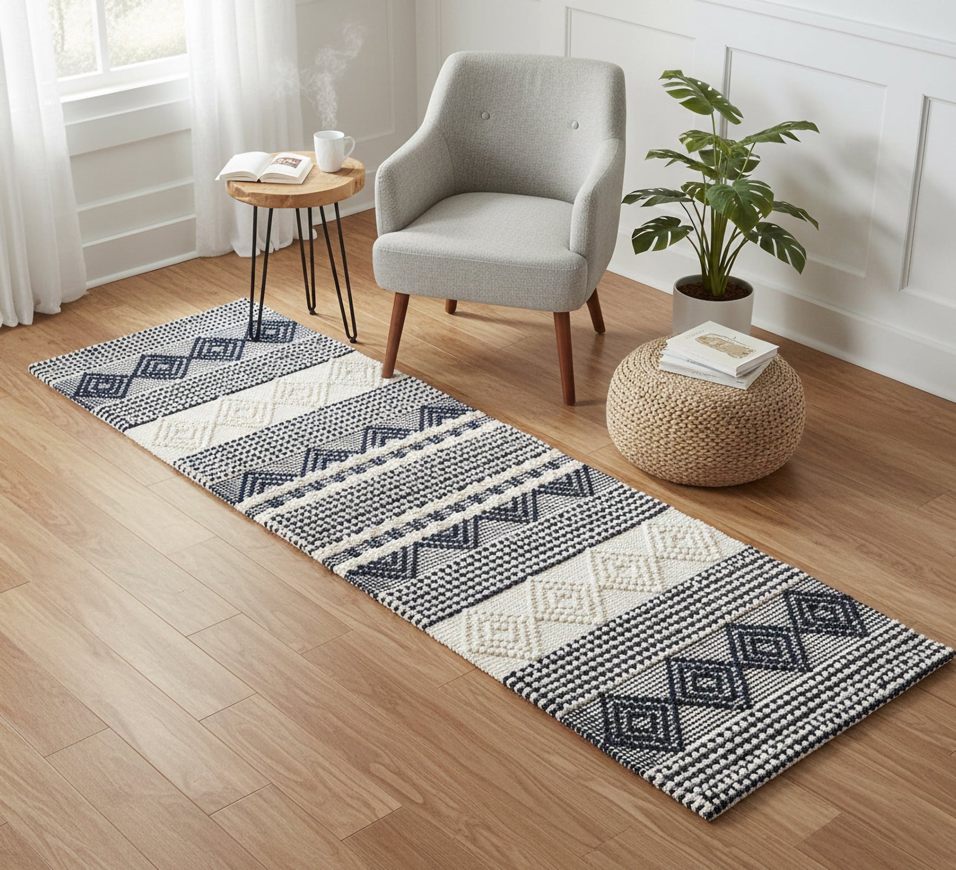 A hallway rug with a modern design - Vitrine Furniture - Accessories