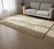 A hand - woven wool rug - Vitrine Furniture - Accessories