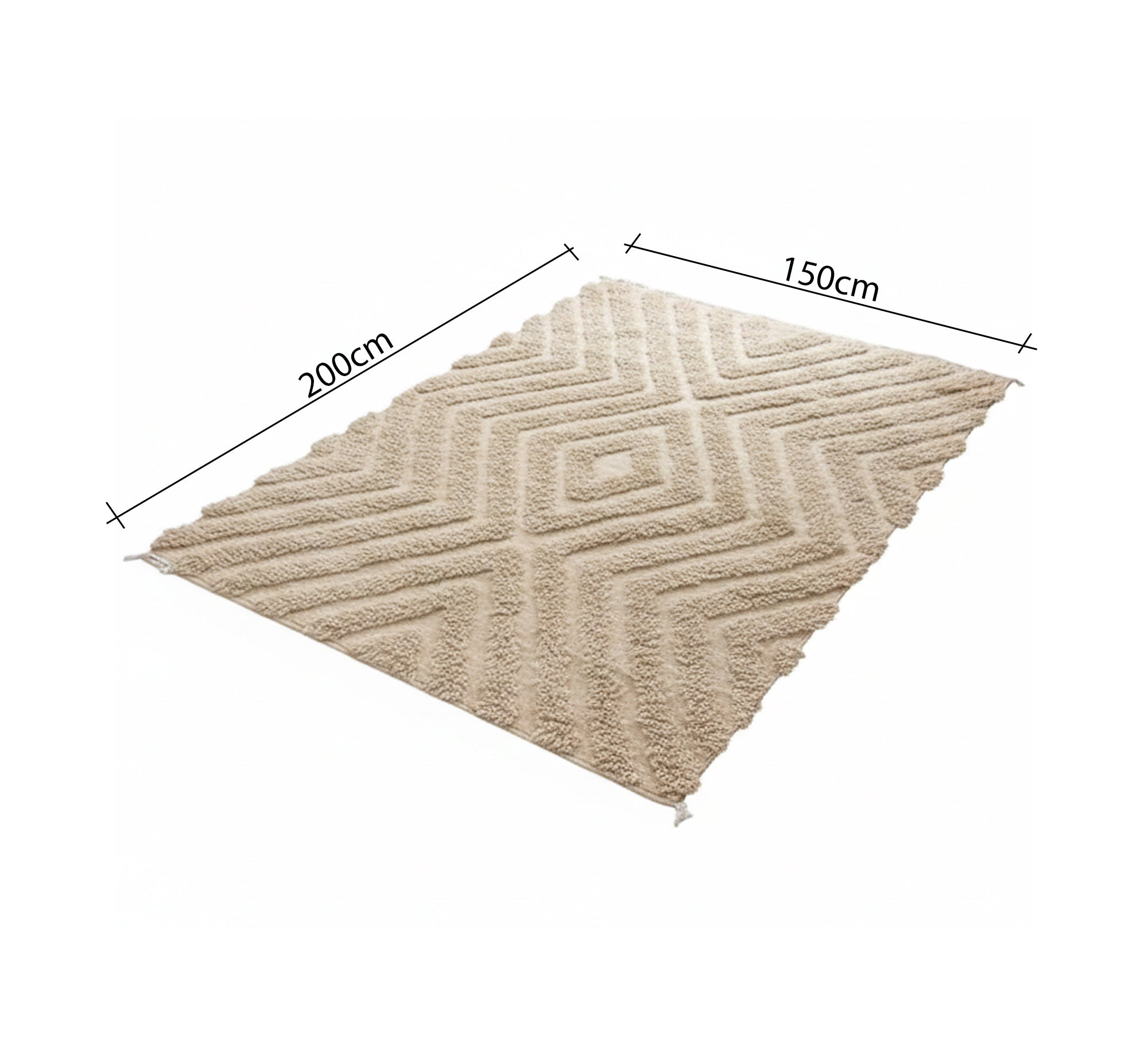 A hand - woven wool rug - Vitrine Furniture - Accessories