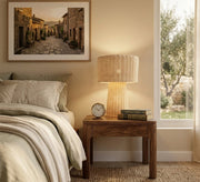 A hollow bamboo lampshade for a cozy corner - Vitrine Furniture - Table lamps