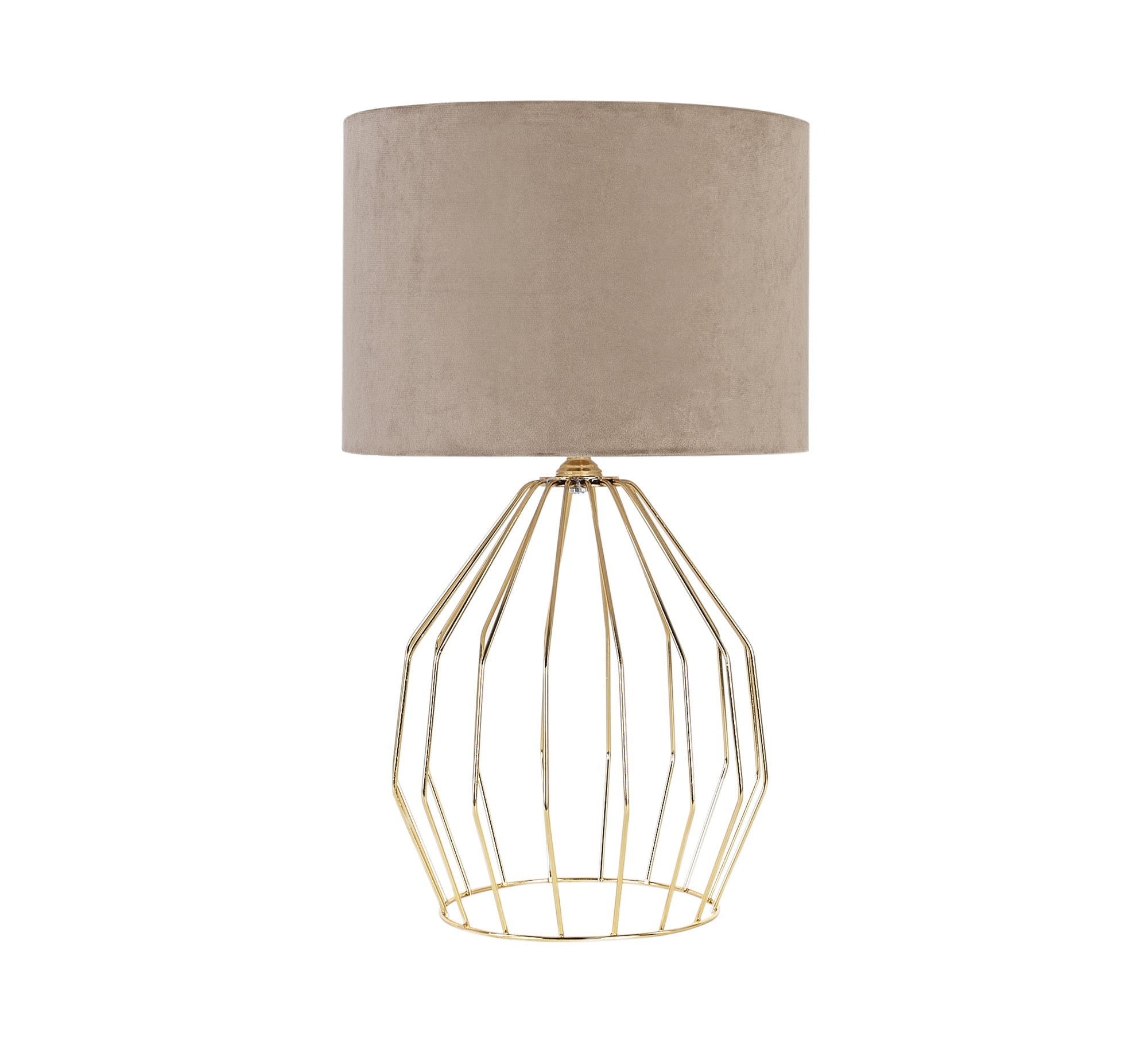 A lampshade with a cylindrical shabouh in beige - Vitrine Furniture - Lighting