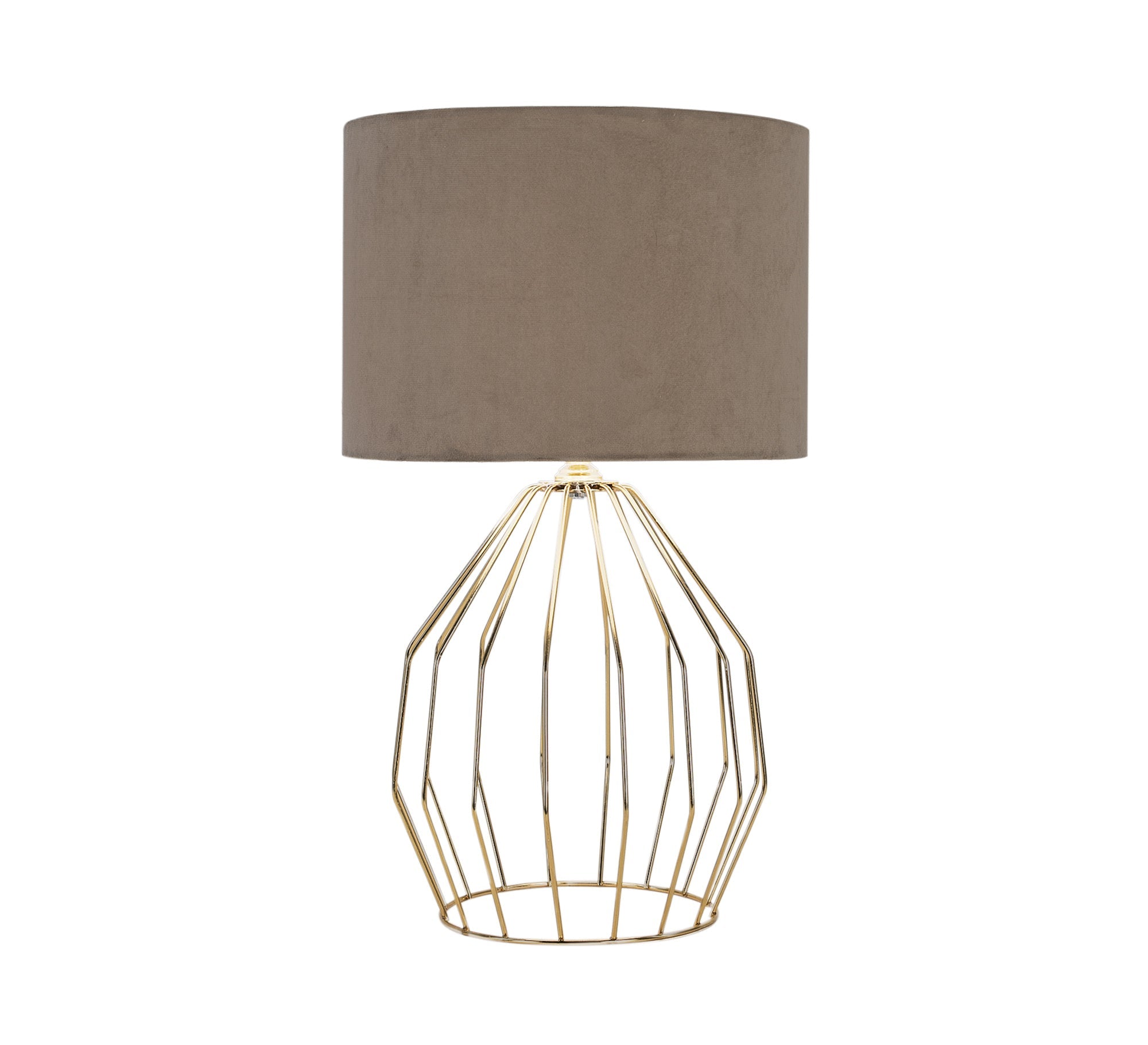 A lampshade with a cylindrical shabouh in beige - Vitrine Furniture - Lighting