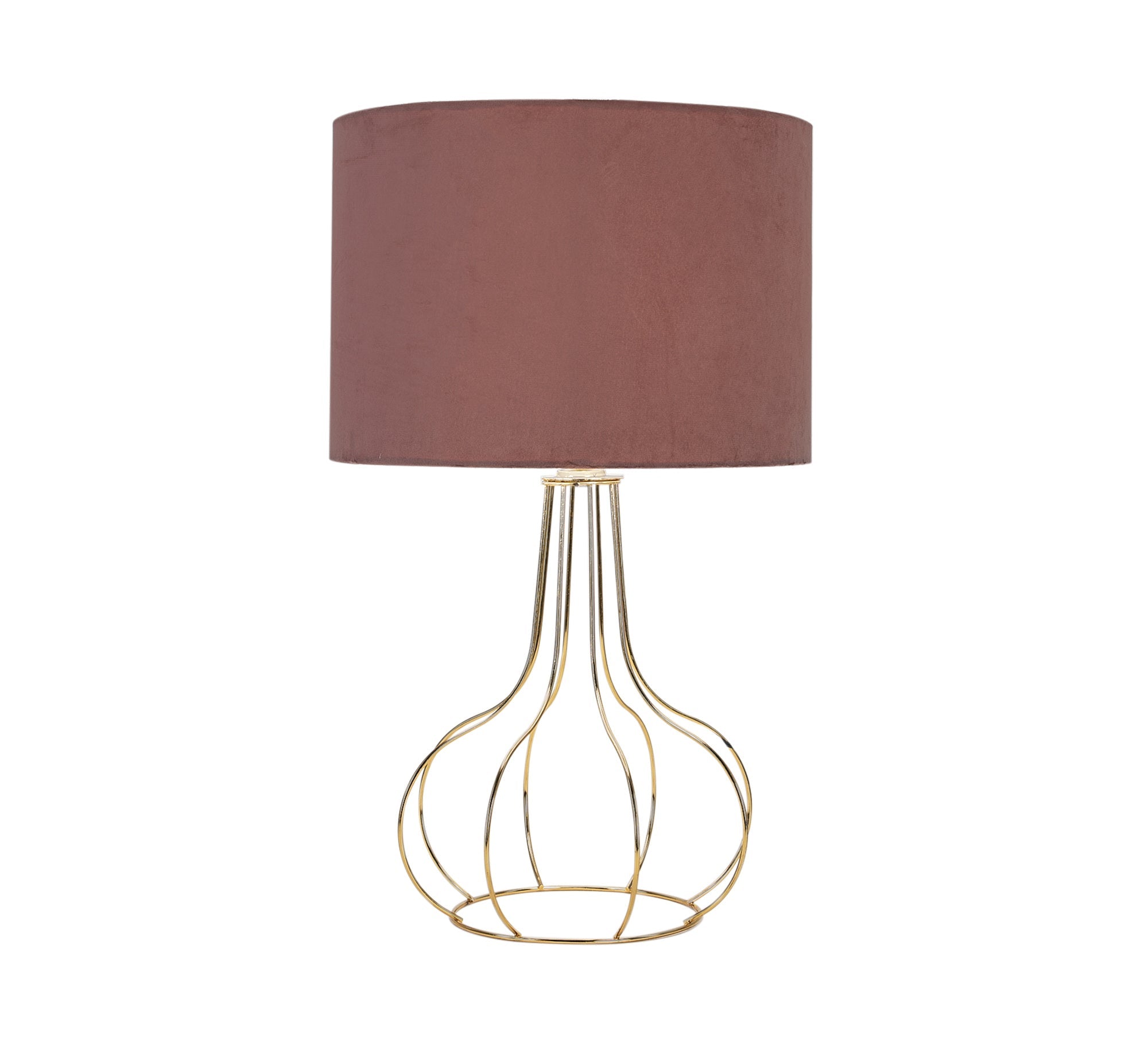 A lampshade with a cylindrical shabouh in pink - Vitrine Furniture - Lighting