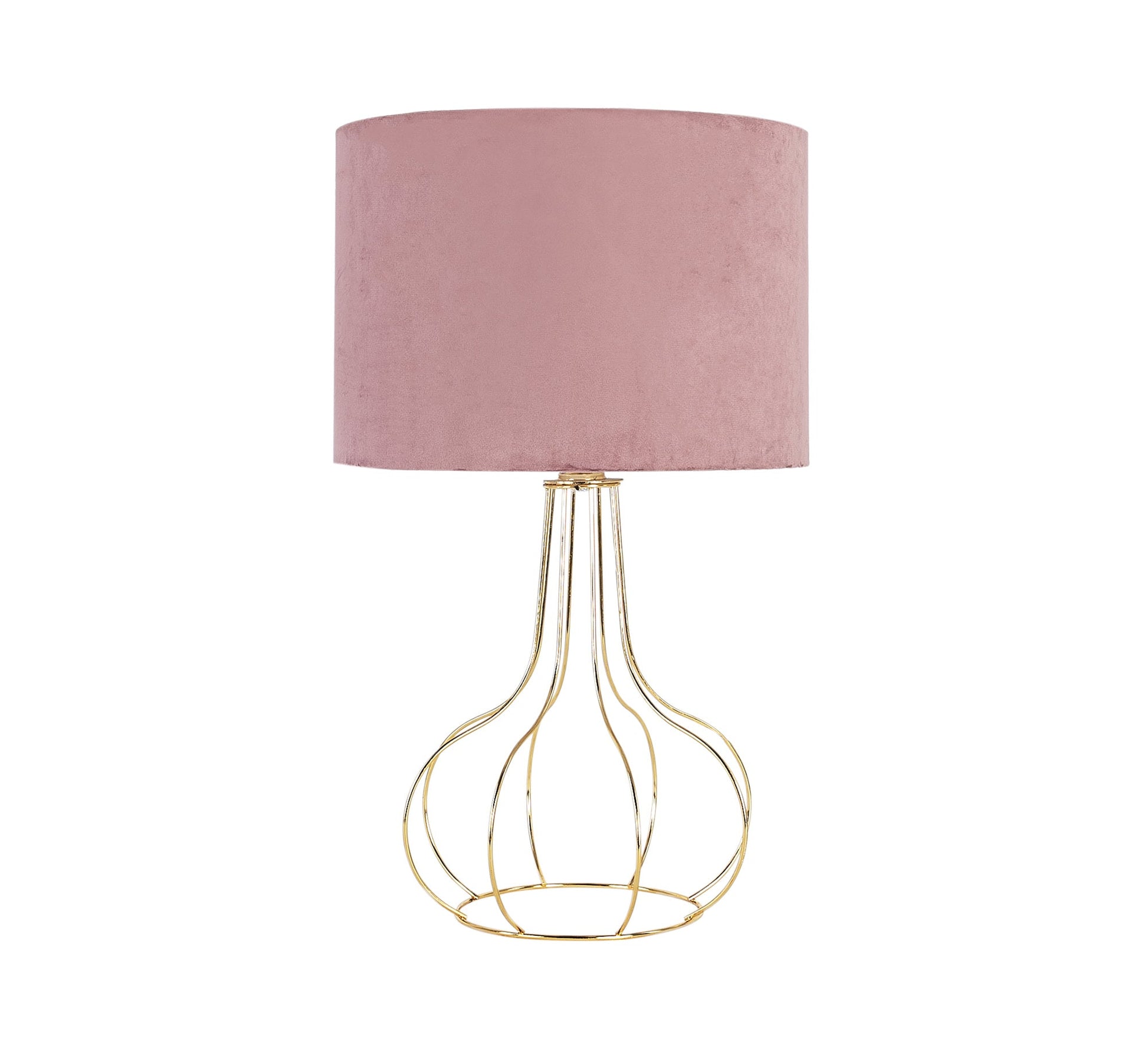 A lampshade with a cylindrical shabouh in pink - Vitrine Furniture - Lighting
