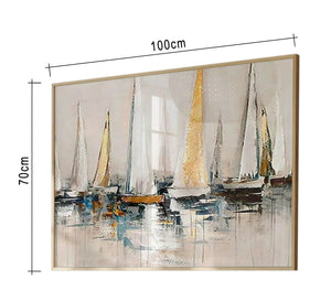A large collection of sailboats - Vitrine Furniture - Décor