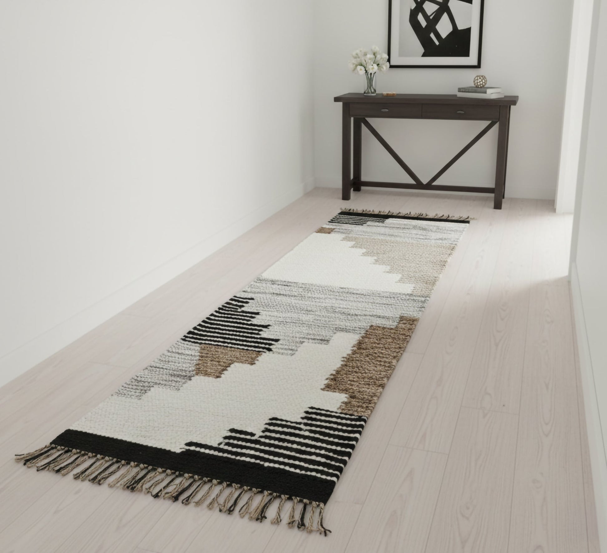 A long multi - colored runner - Vitrine Furniture - Accessories