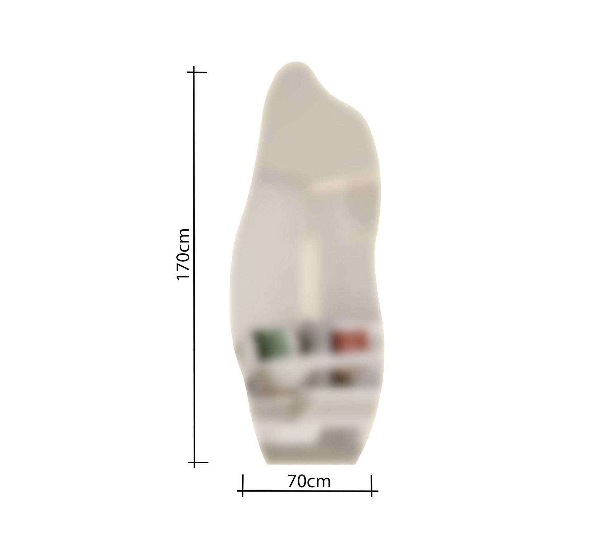 A long wall mirror - Vitrine Furniture - Décor