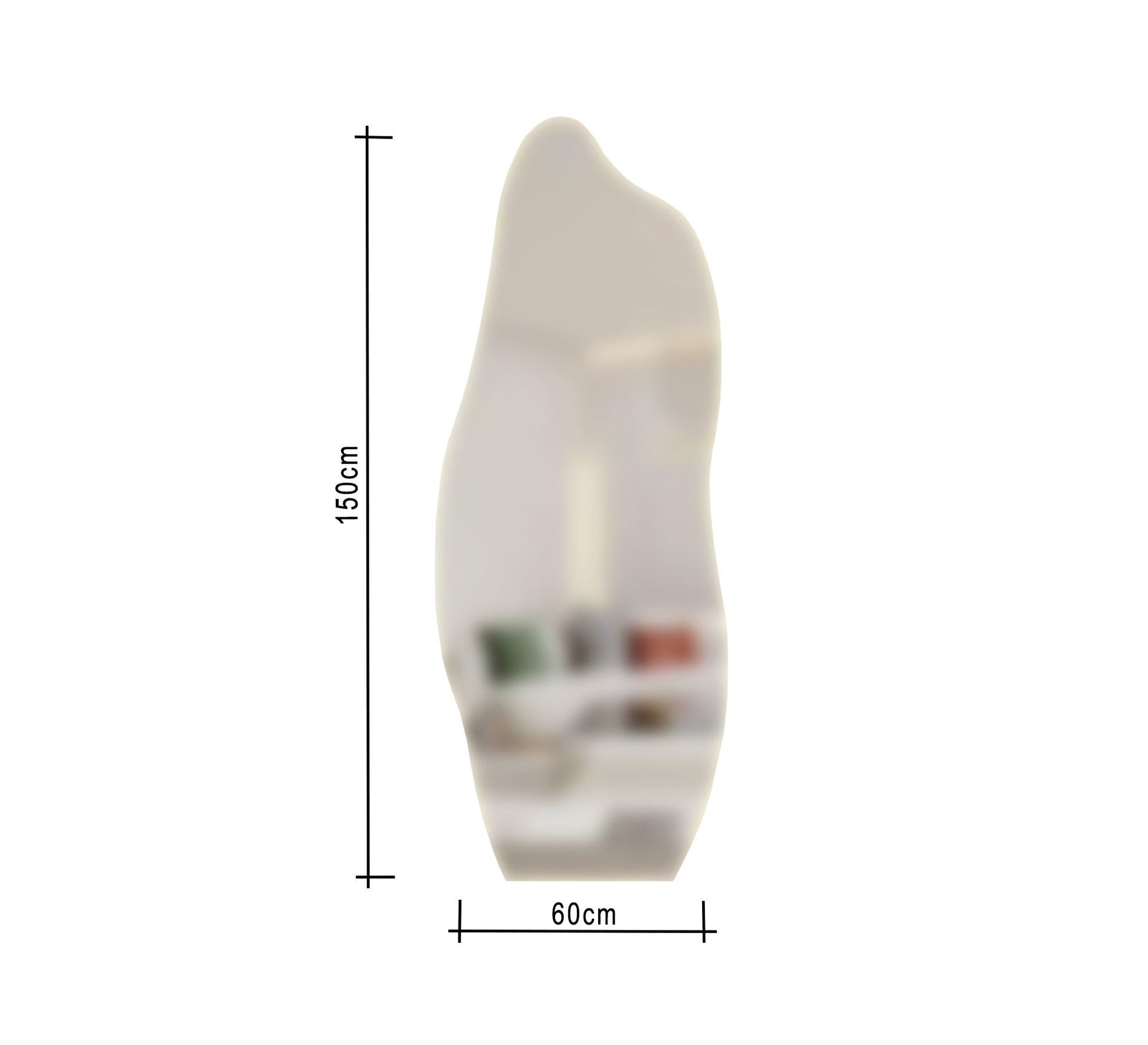 A long wall mirror - Vitrine Furniture - Décor