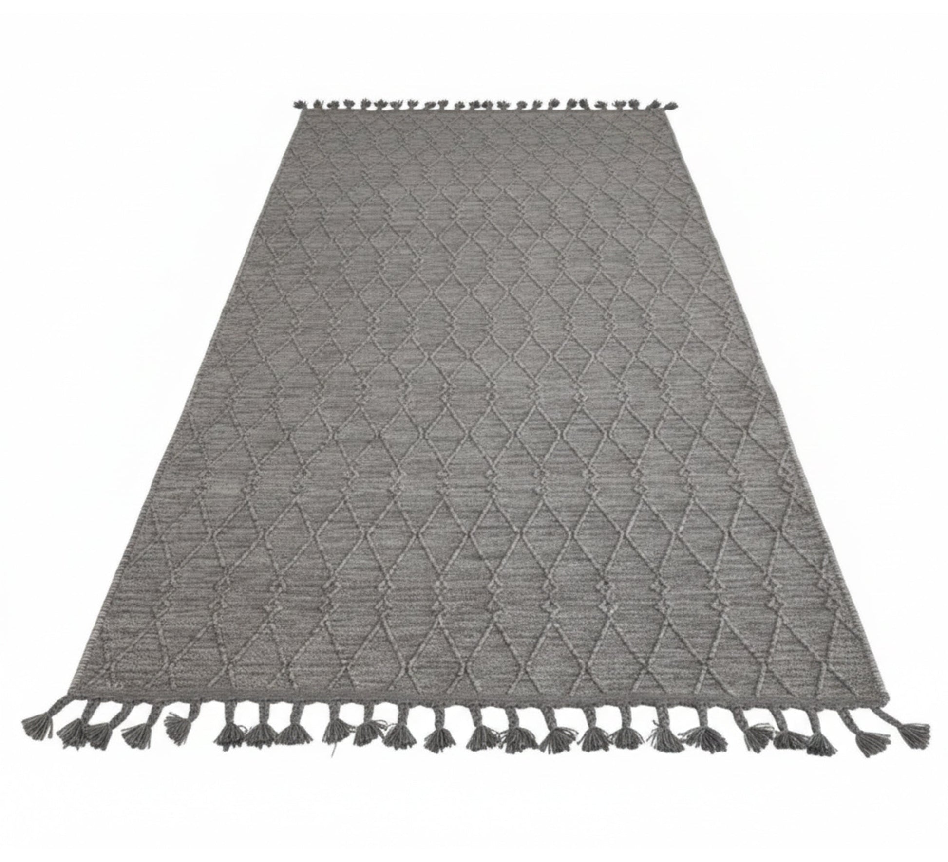 A luxurious dark gray rug - Vitrine Furniture - Accessories