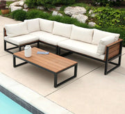 A luxurious seating set for gardens and swimming pools, equipped with a table - Vitrine Furniture - Outdoor Products