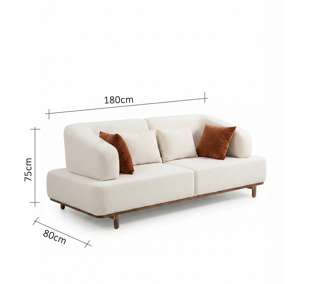 A luxurious sofa set with a modern and comfortable design - Vitrine Furniture - Living Room Sets