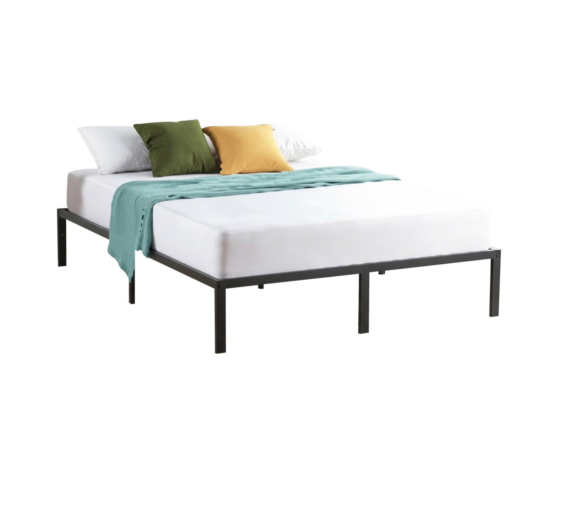 A metal bed with a simple and modern design - Vitrine Furniture - Furniture