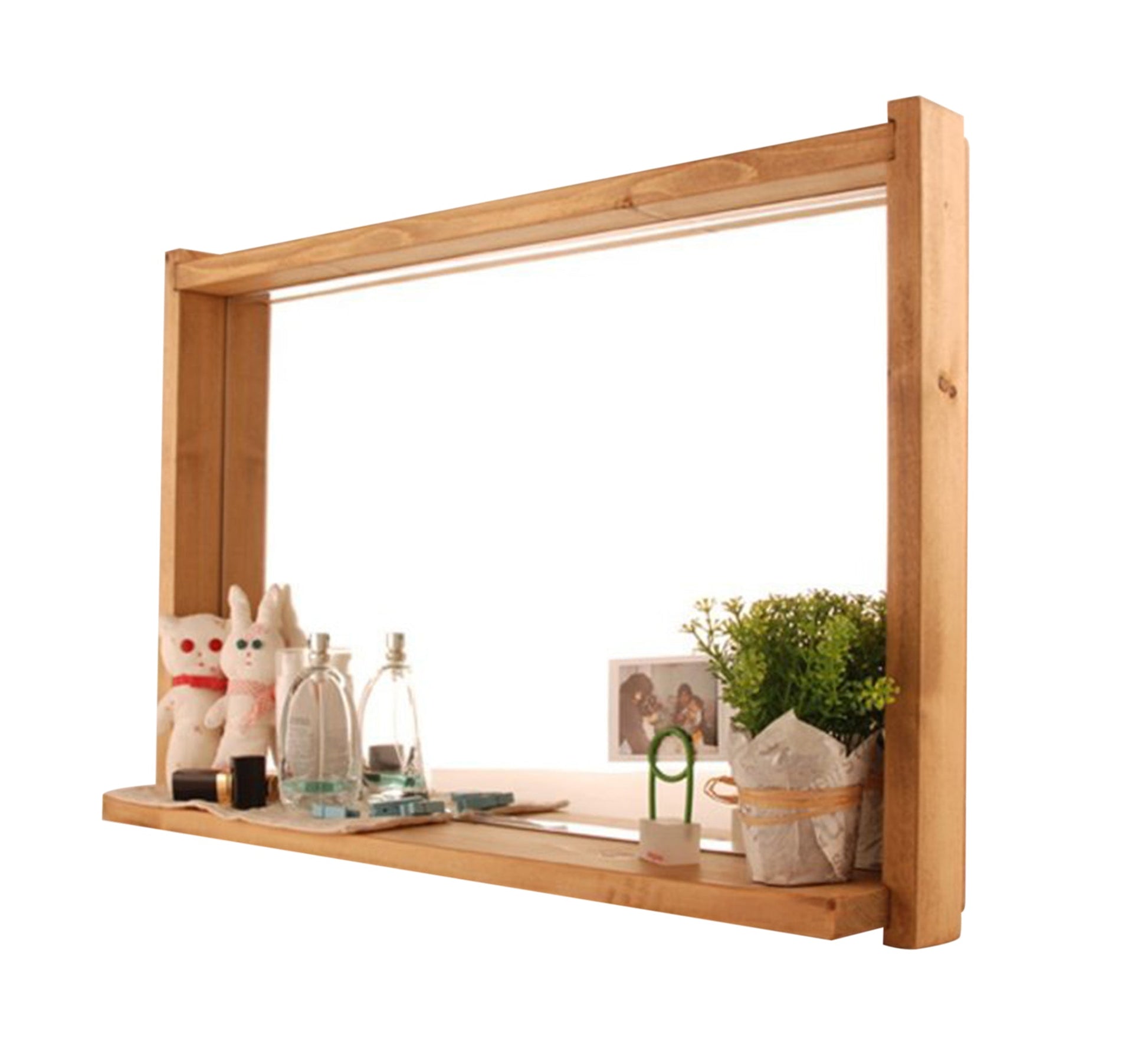 A mirror for the home entrance with a decorative shelf - Vitrine Furniture - Décor