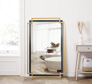 A mirror with two superimposed rectangular frames - Vitrine Furniture - Décor