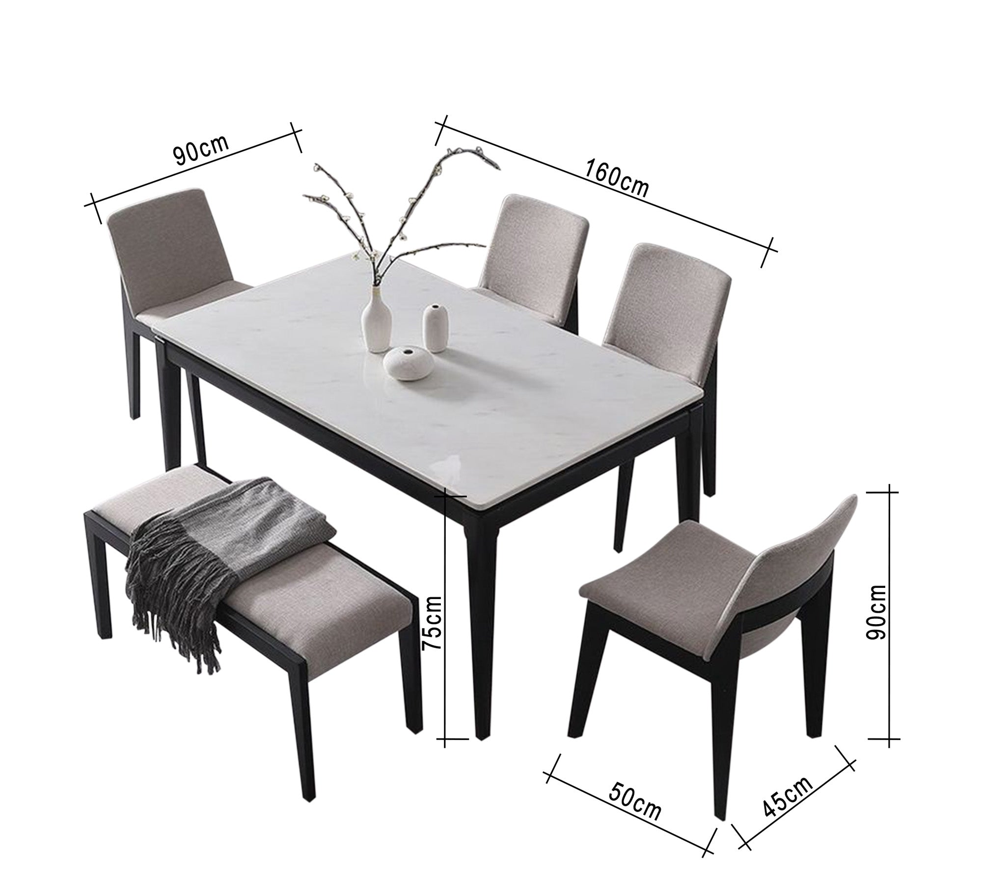 A modern and simple dining table design - Vitrine Furniture - Furniture