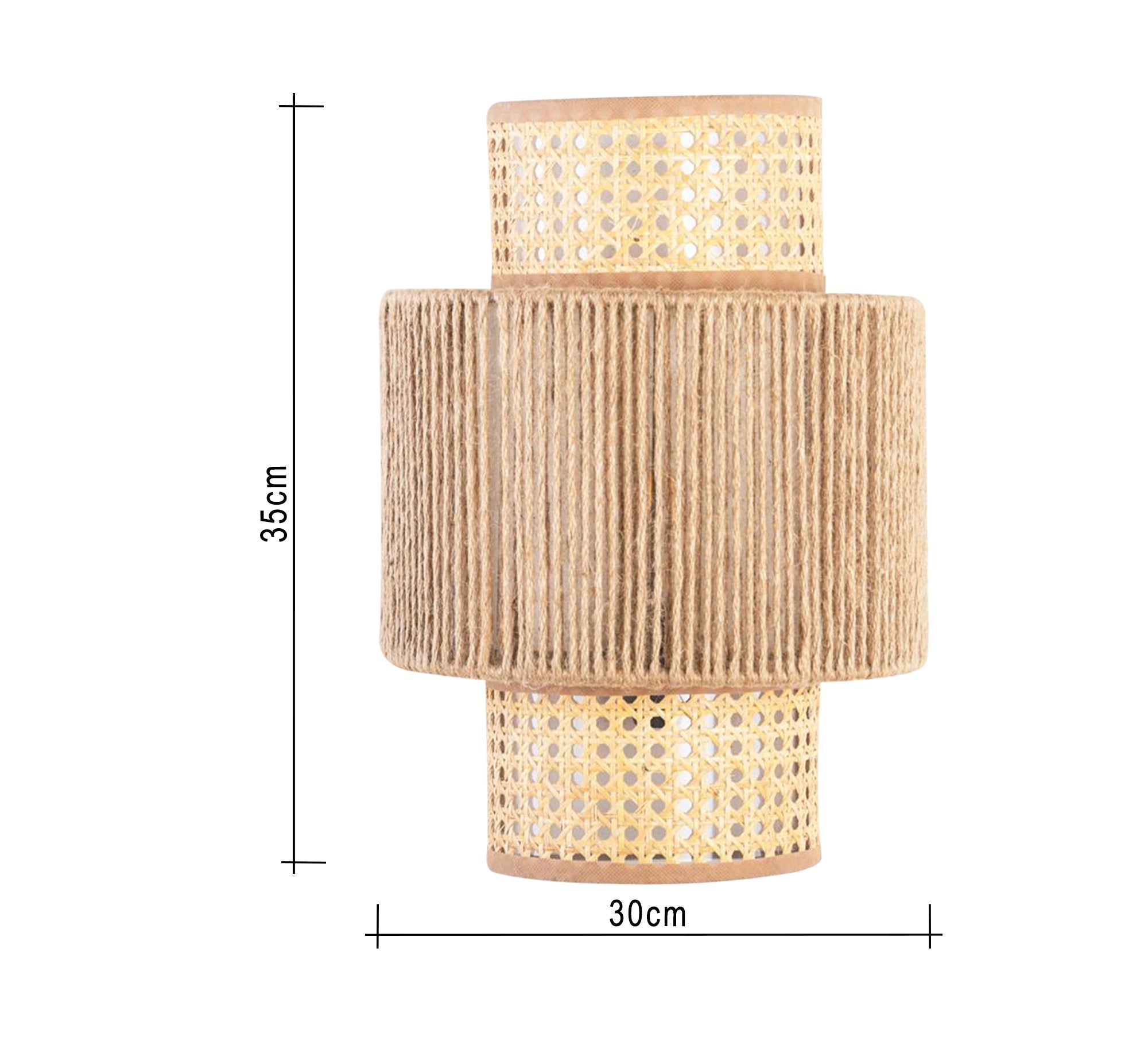 A modern wall lamp with two distinct parts. - Vitrine Furniture - Lighting