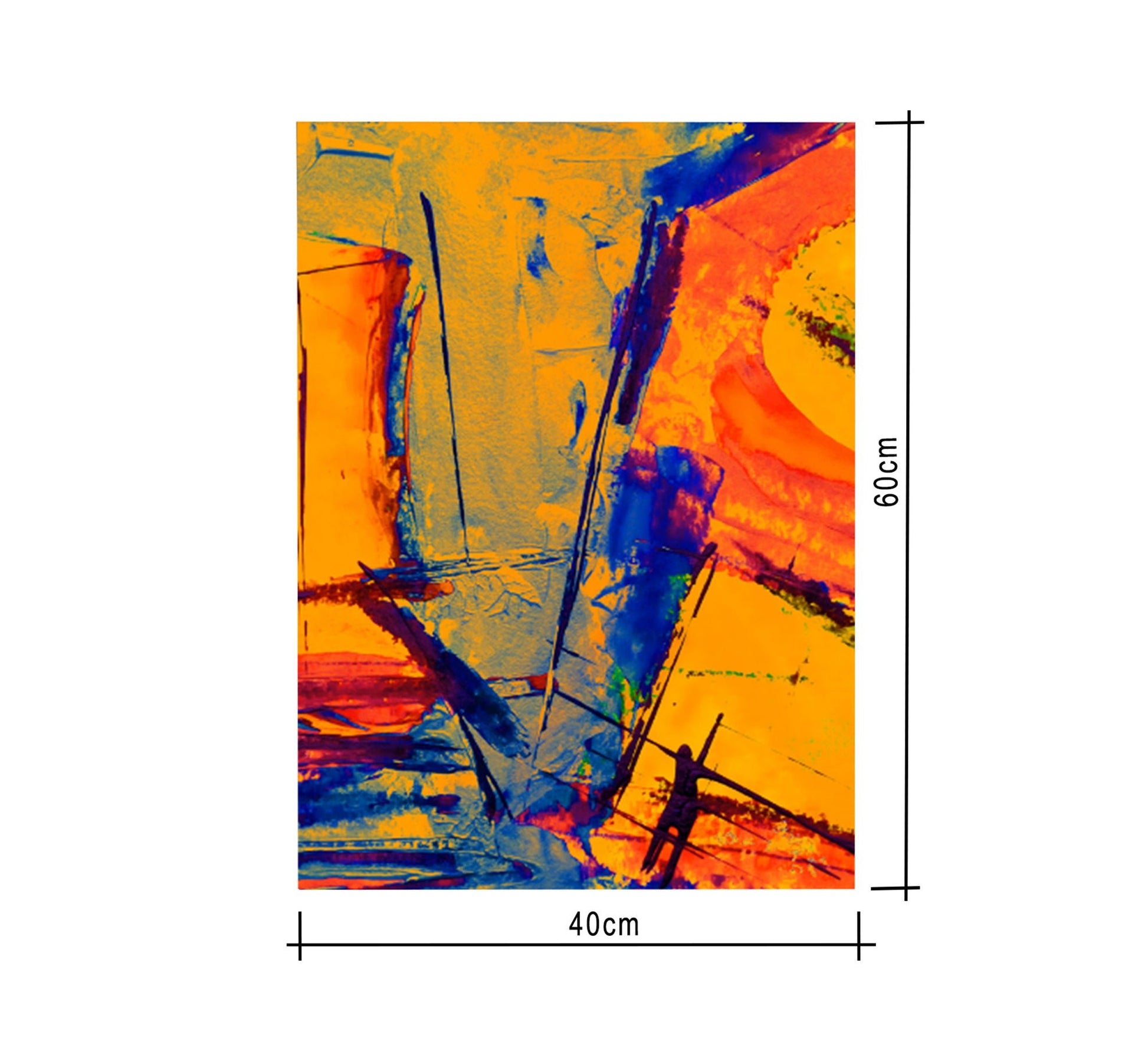 A painting with cheerful and lively colours - Vitrine Furniture - Décor