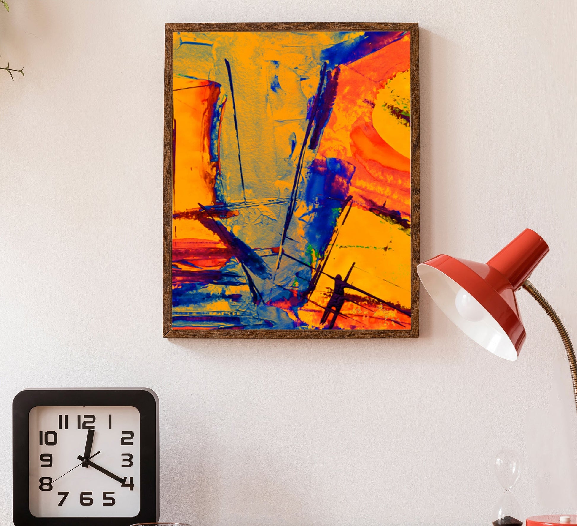 A painting with cheerful and lively colours - Vitrine Furniture - Décor