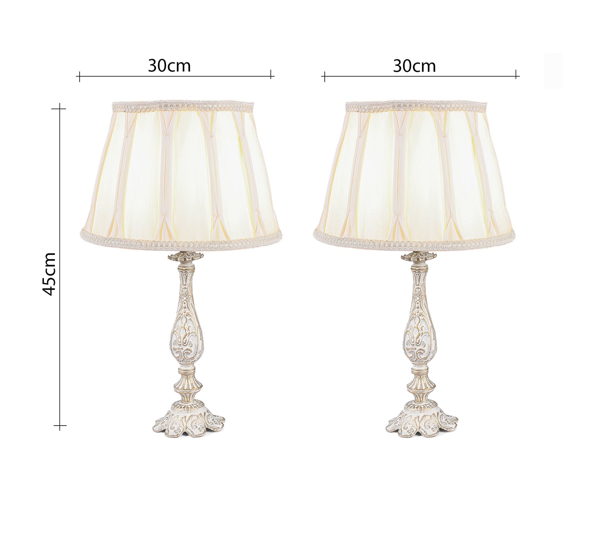 A pair of elegant table lamps - Vitrine Furniture - Lighting