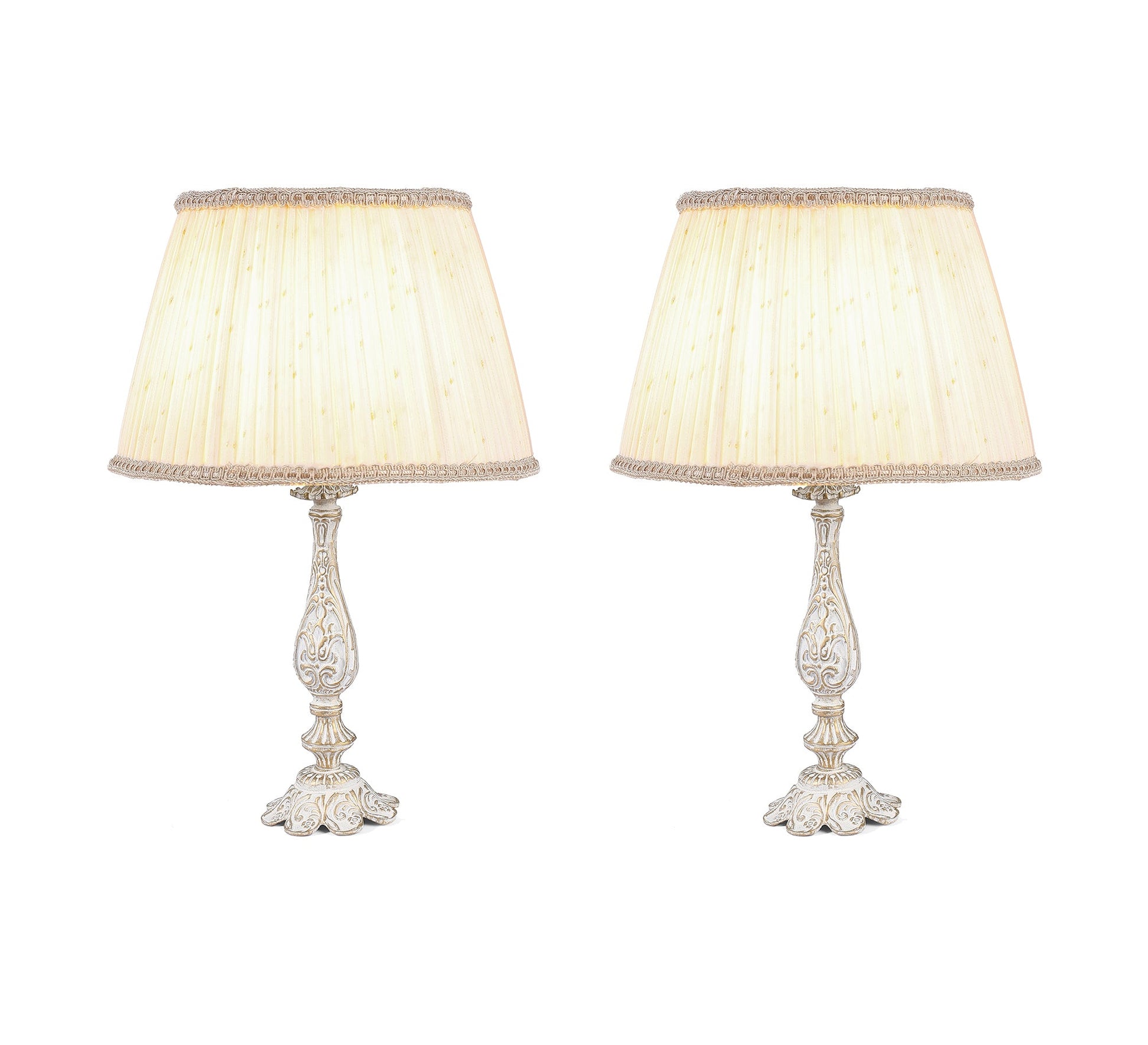 A pair of sculpted lamps for accent lighting. - Vitrine Furniture - Lighting