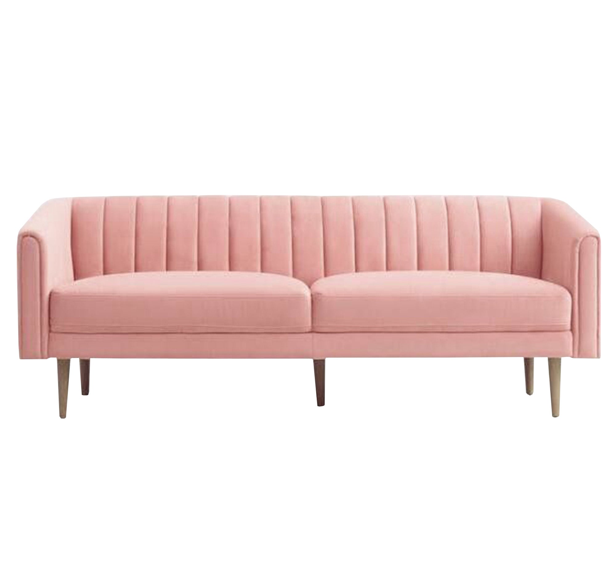 A pink parallelepiped capotone sofa - Vitrine Furniture - Living room Sofas