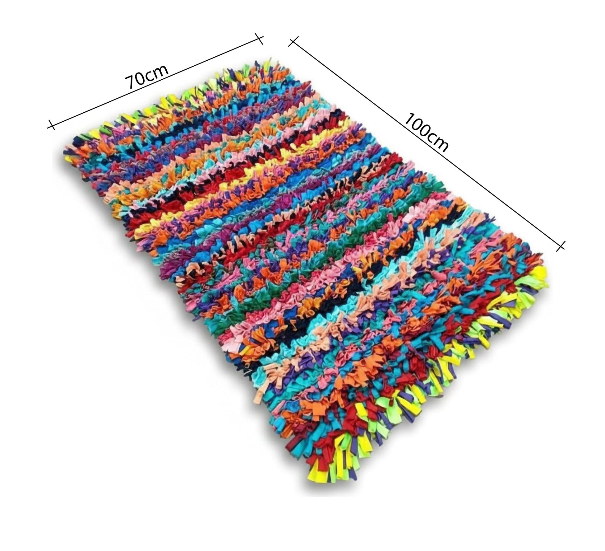 A plush pile rug in a mix of colors. - Vitrine Furniture - Accessories