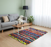 A plush pile rug in a mix of colors. - Vitrine Furniture - Accessories