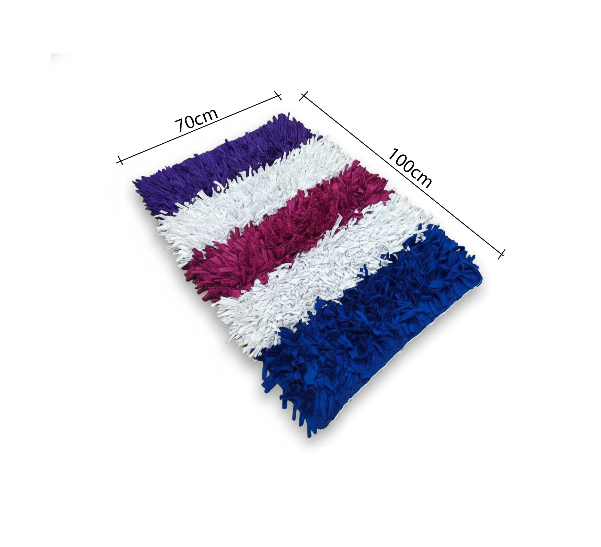 A plush pile rug in multiple cheerful colors. - Vitrine Furniture - Accessories