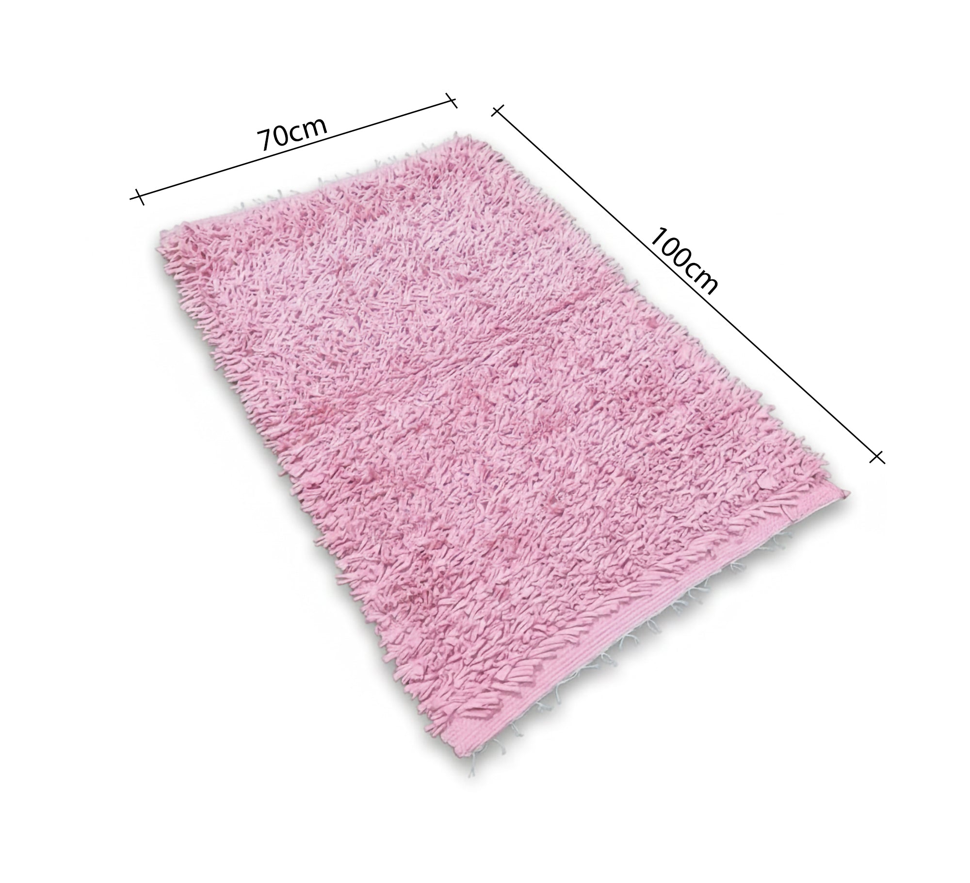 A plush pile rug in pink. - Vitrine Furniture - Accessories