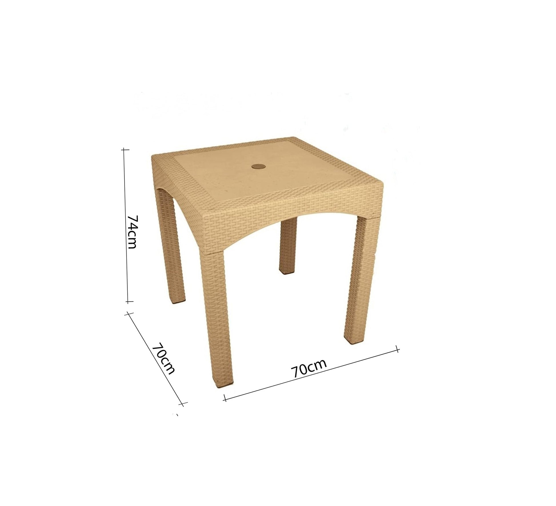 A practical and comfortable beige outdoor seating set - Vitrine Furniture - Outdoor Products