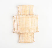 A rectangular wall lamp with a central section extending to the sides. - Vitrine Furniture - Lighting