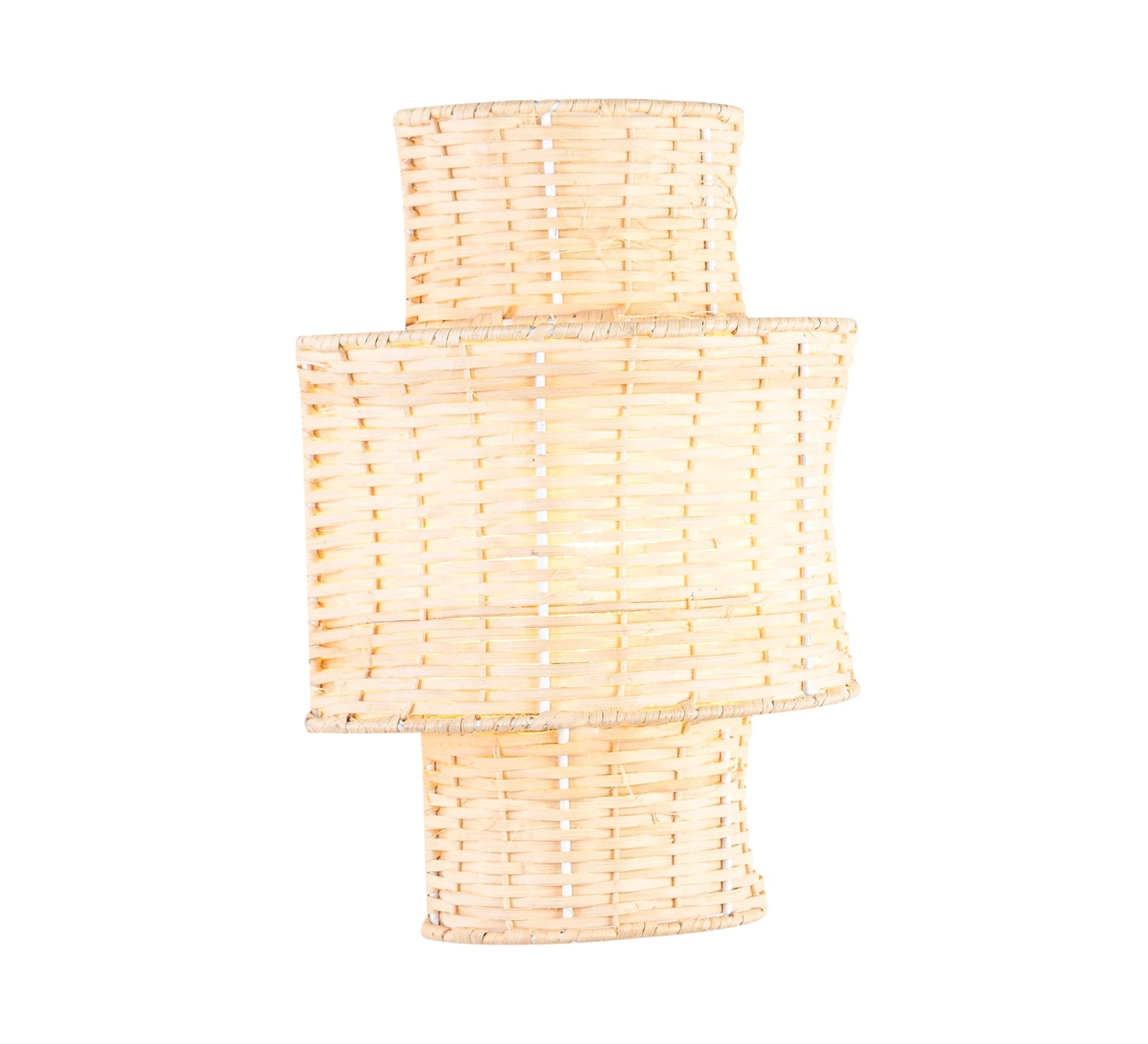 A rectangular wall lamp with a central section extending to the sides. - Vitrine Furniture - Lighting