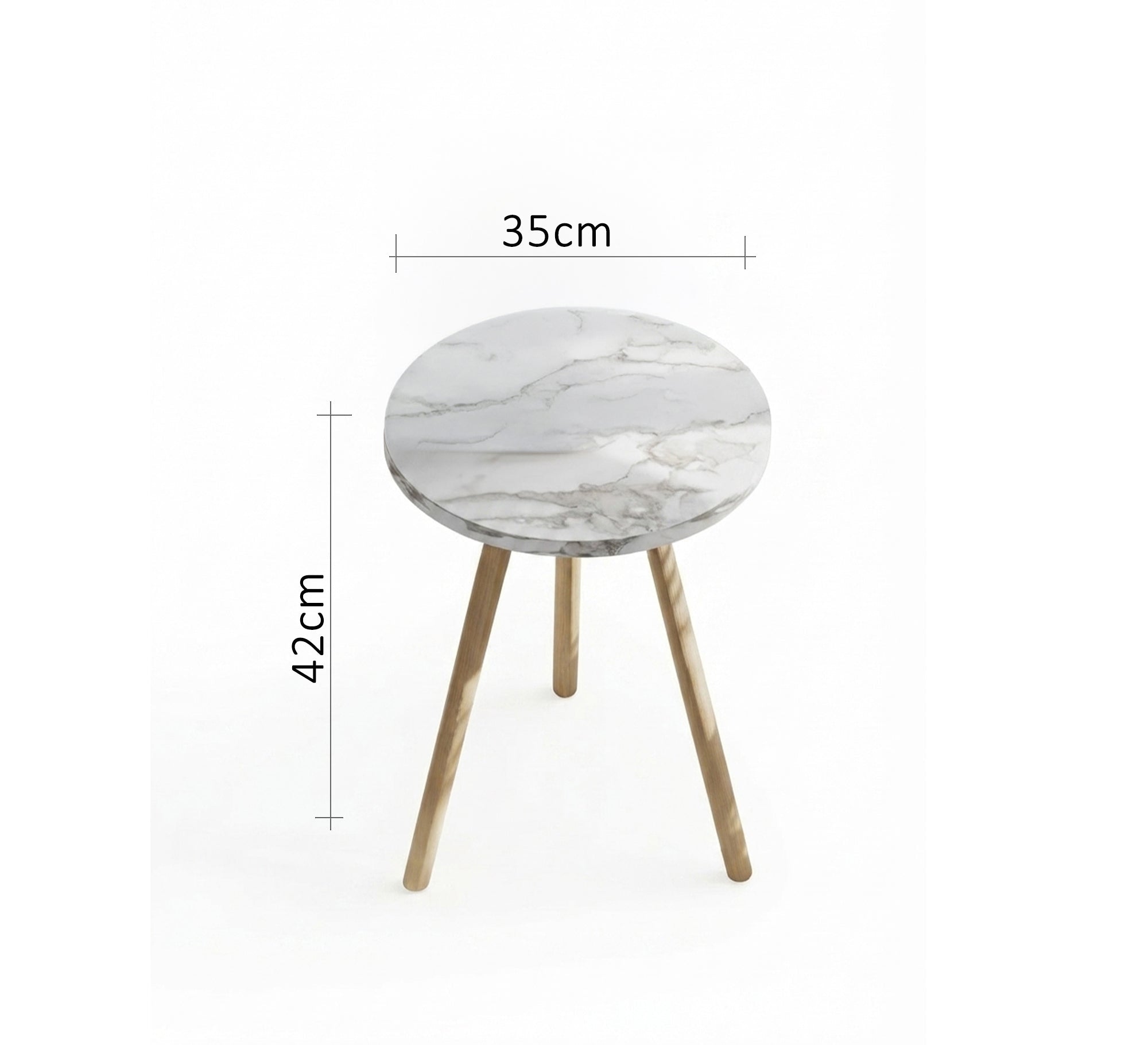 A round table adds a warm touch to the relaxation corner. - Vitrine Furniture - Side Tables