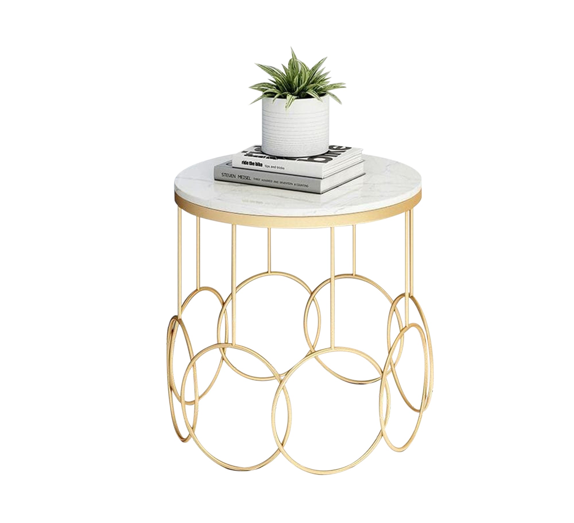 A round table with interlocking circles - Vitrine Furniture - Furniture