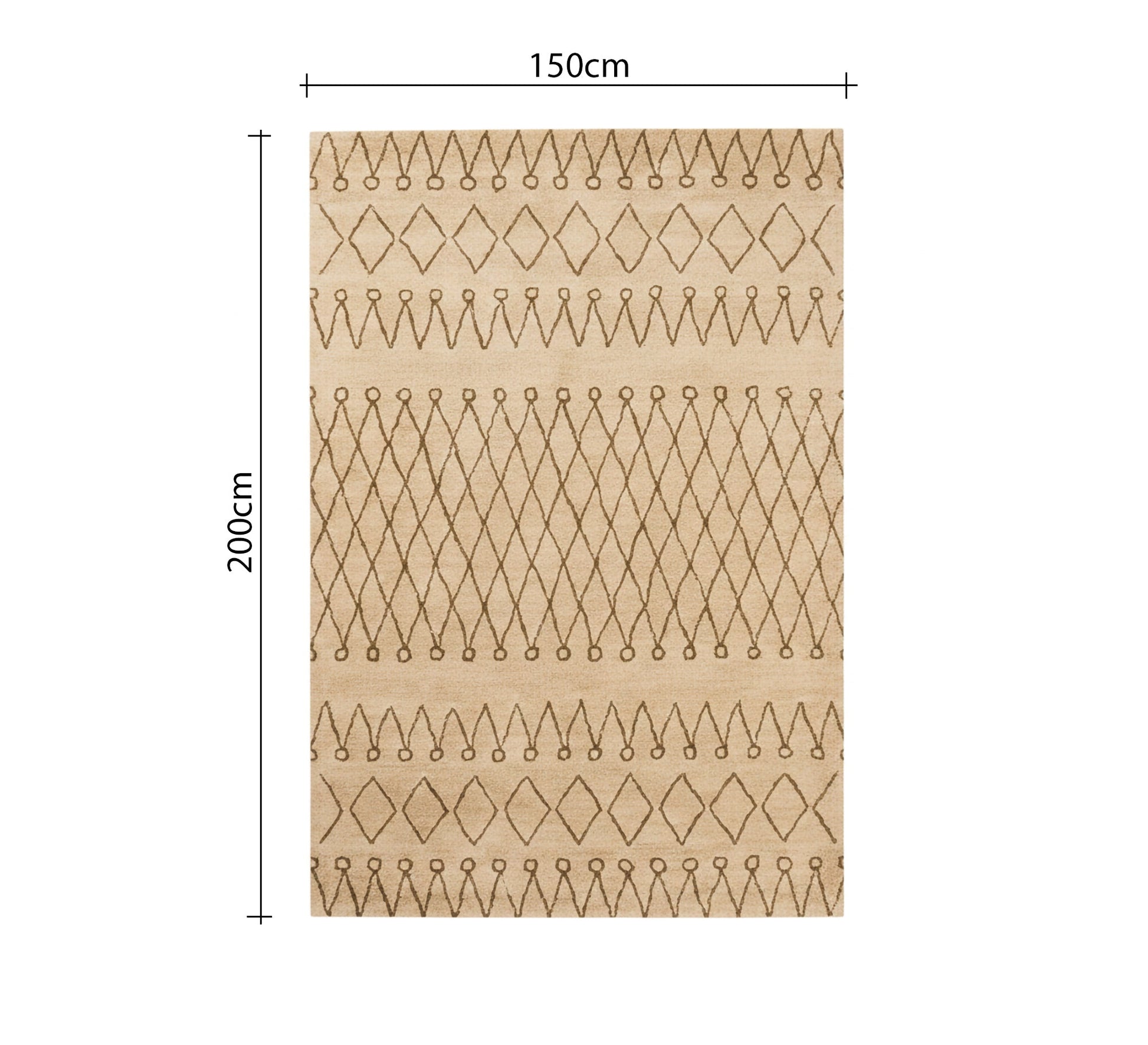 A rug in beige and brown tones - Vitrine Furniture - Accessories